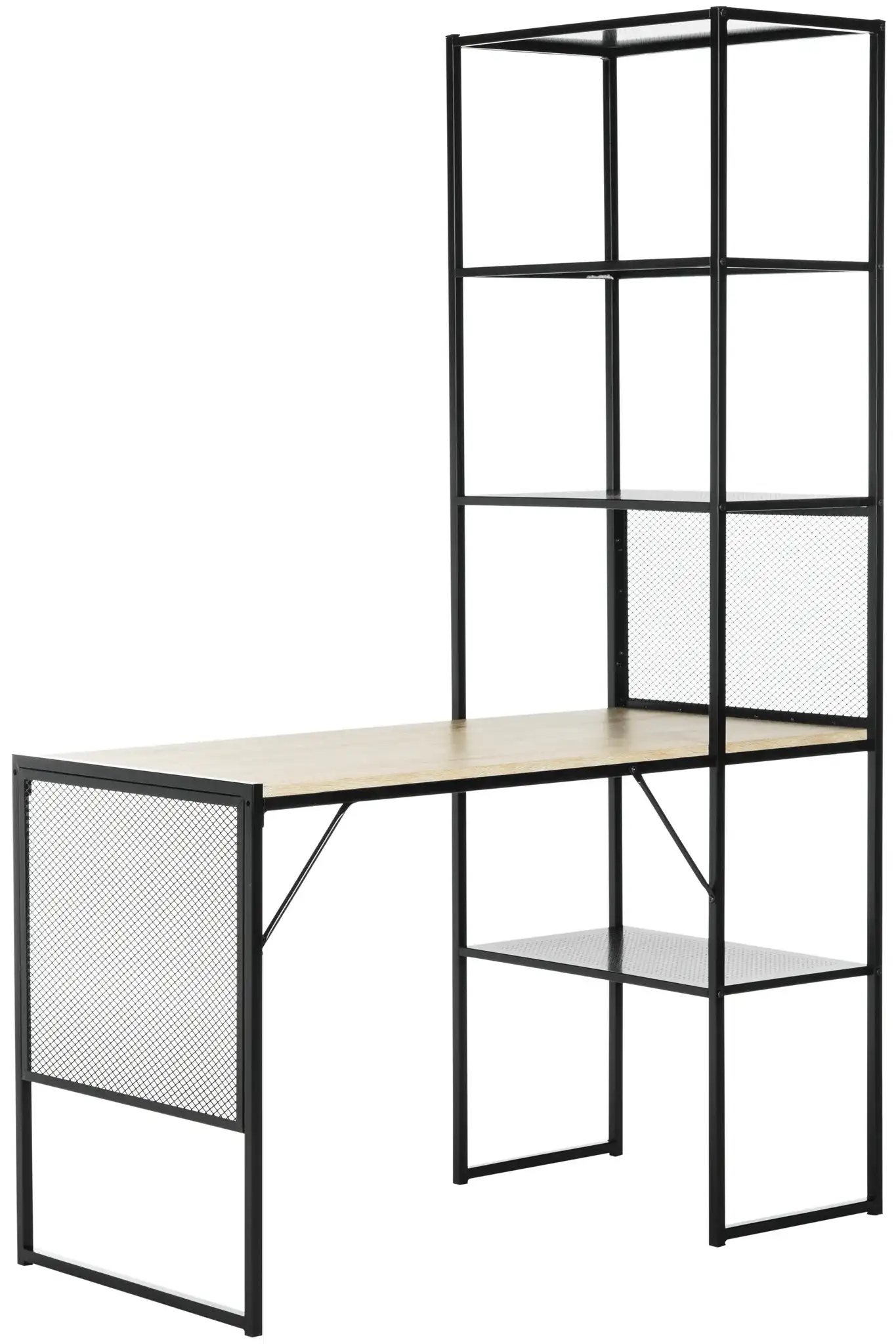 Aba Writing Desk in Black, detail view