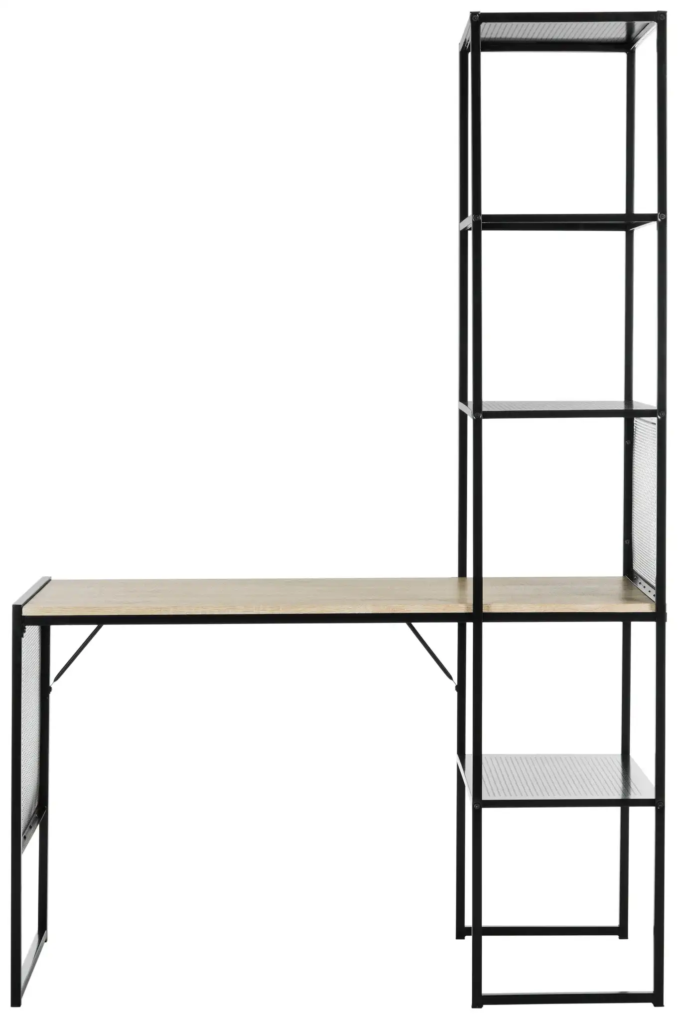 Aba Writing Desk in Black, detail view