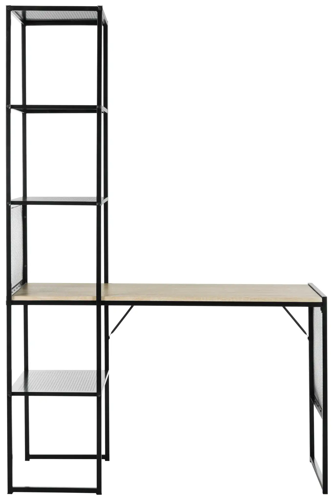 Aba Writing Desk in Black, detail view