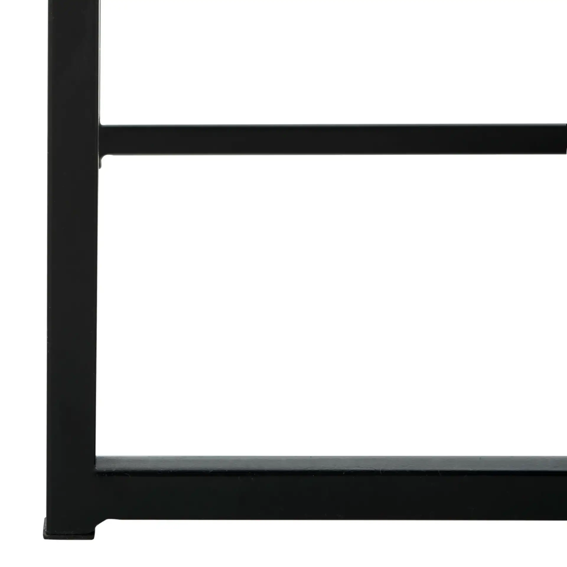 Aba Writing Desk in Black, detail view