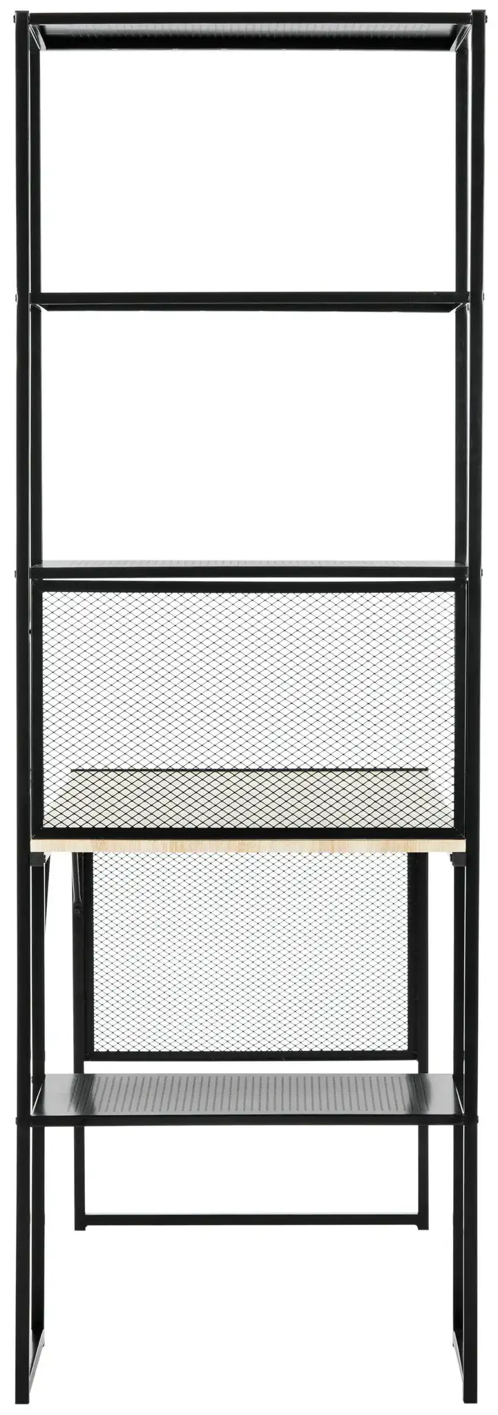 Aba Writing Desk in Black, detail view