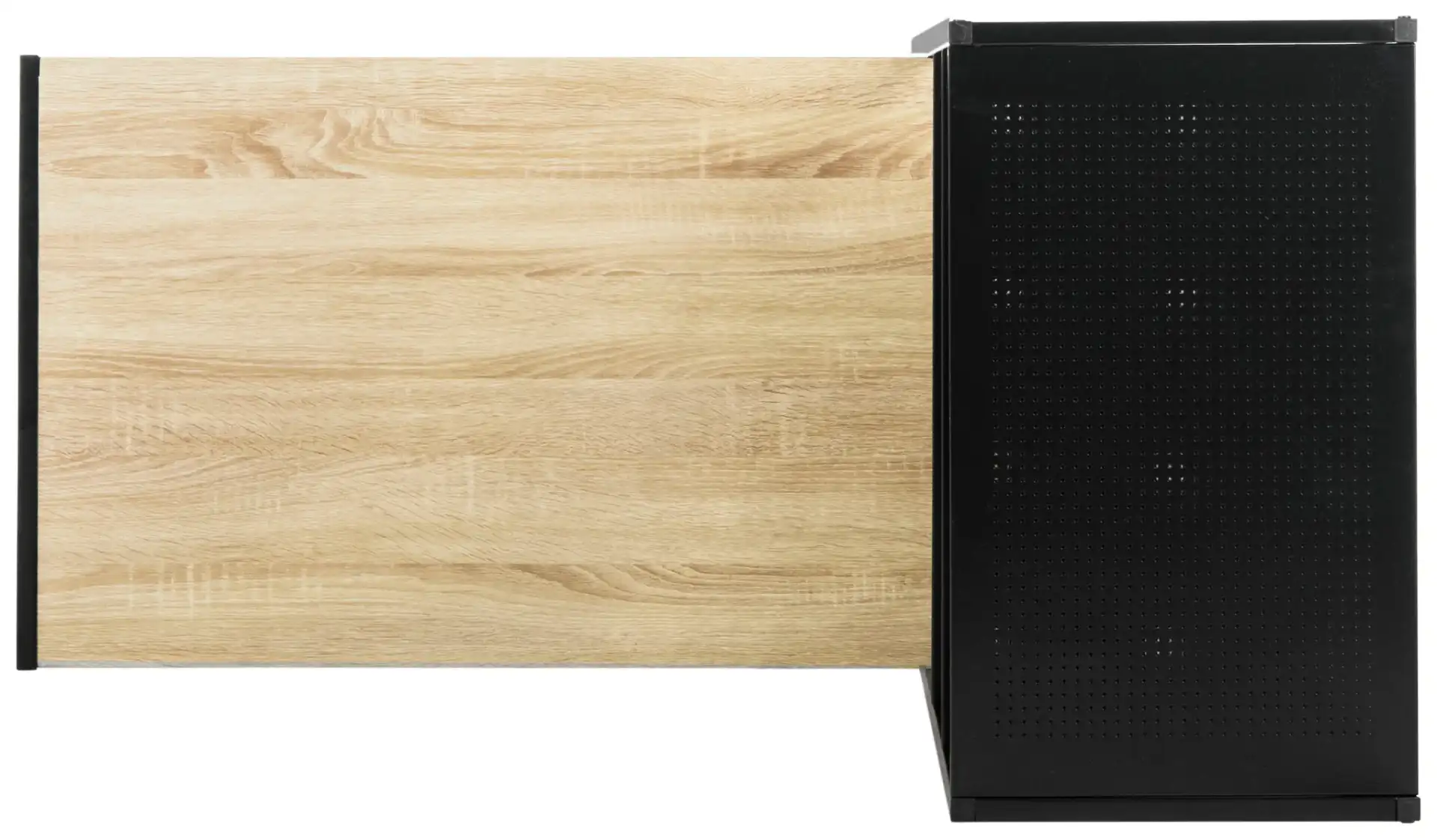 Aba Writing Desk in Black, detail view