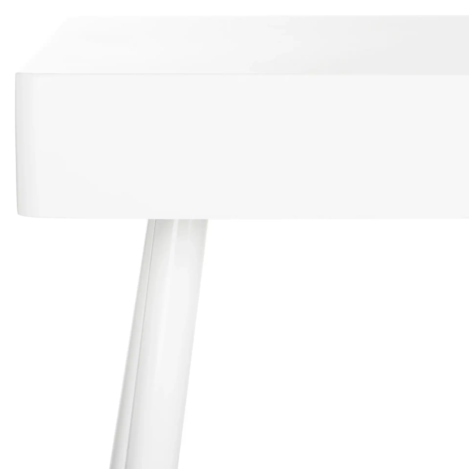 Fadri Desk in White in a styled room