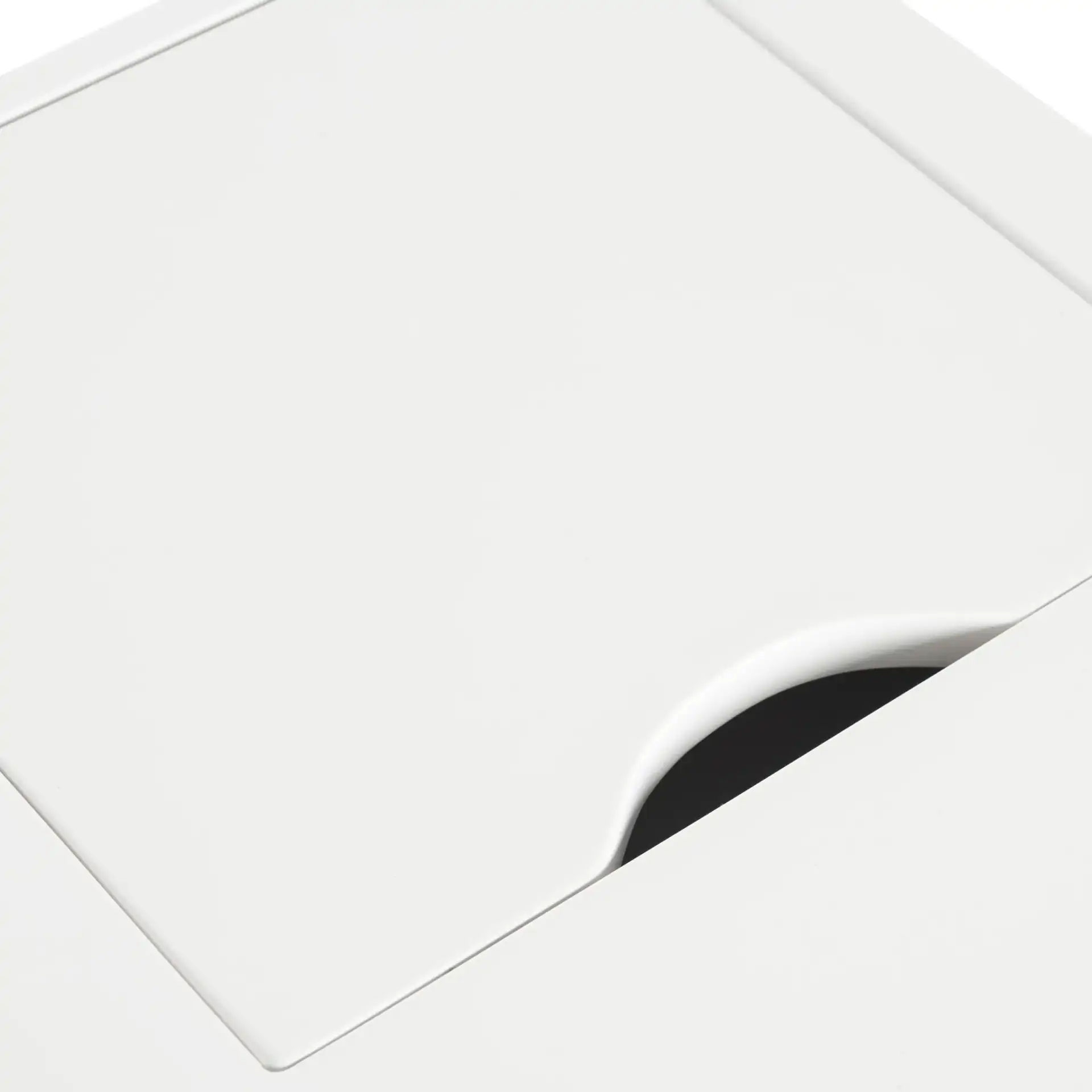 Fadri Desk in White in a styled room