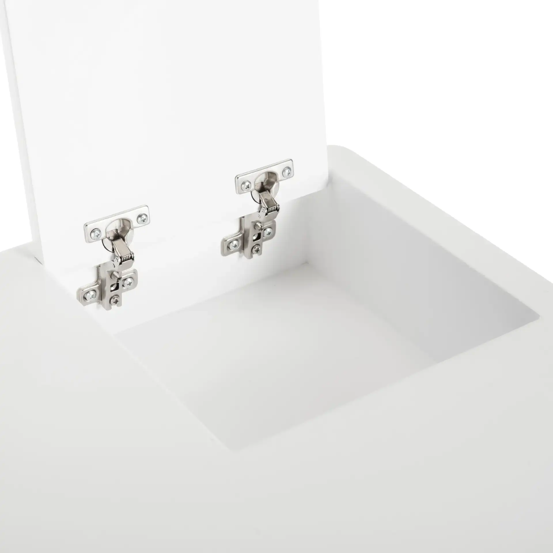 Fadri Desk in White in a styled room