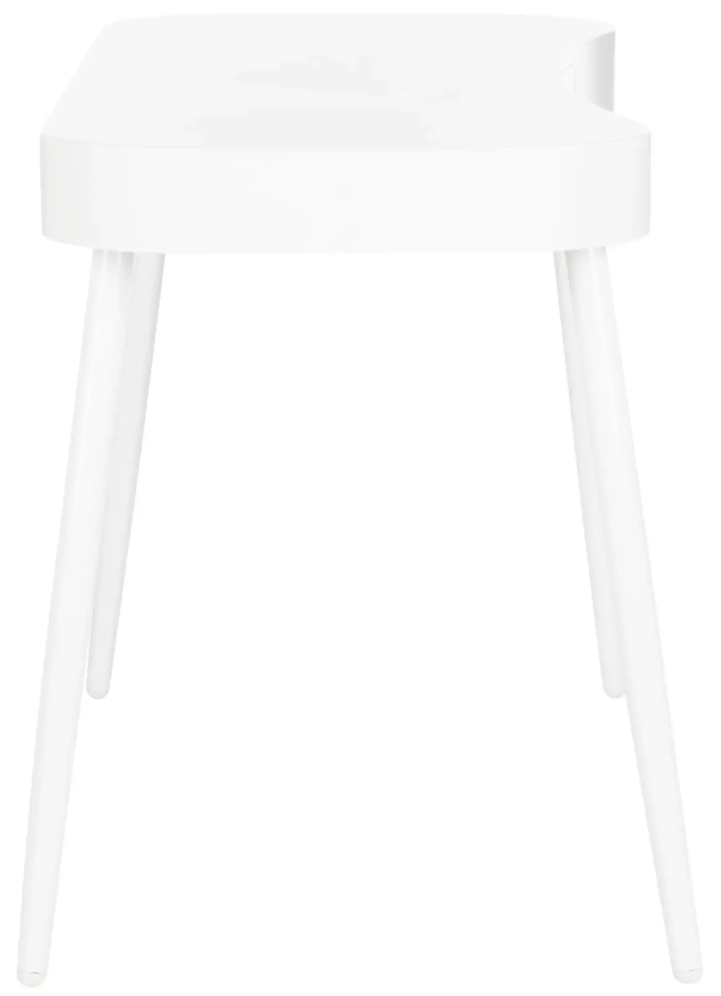 Madan Desk in White, detail view