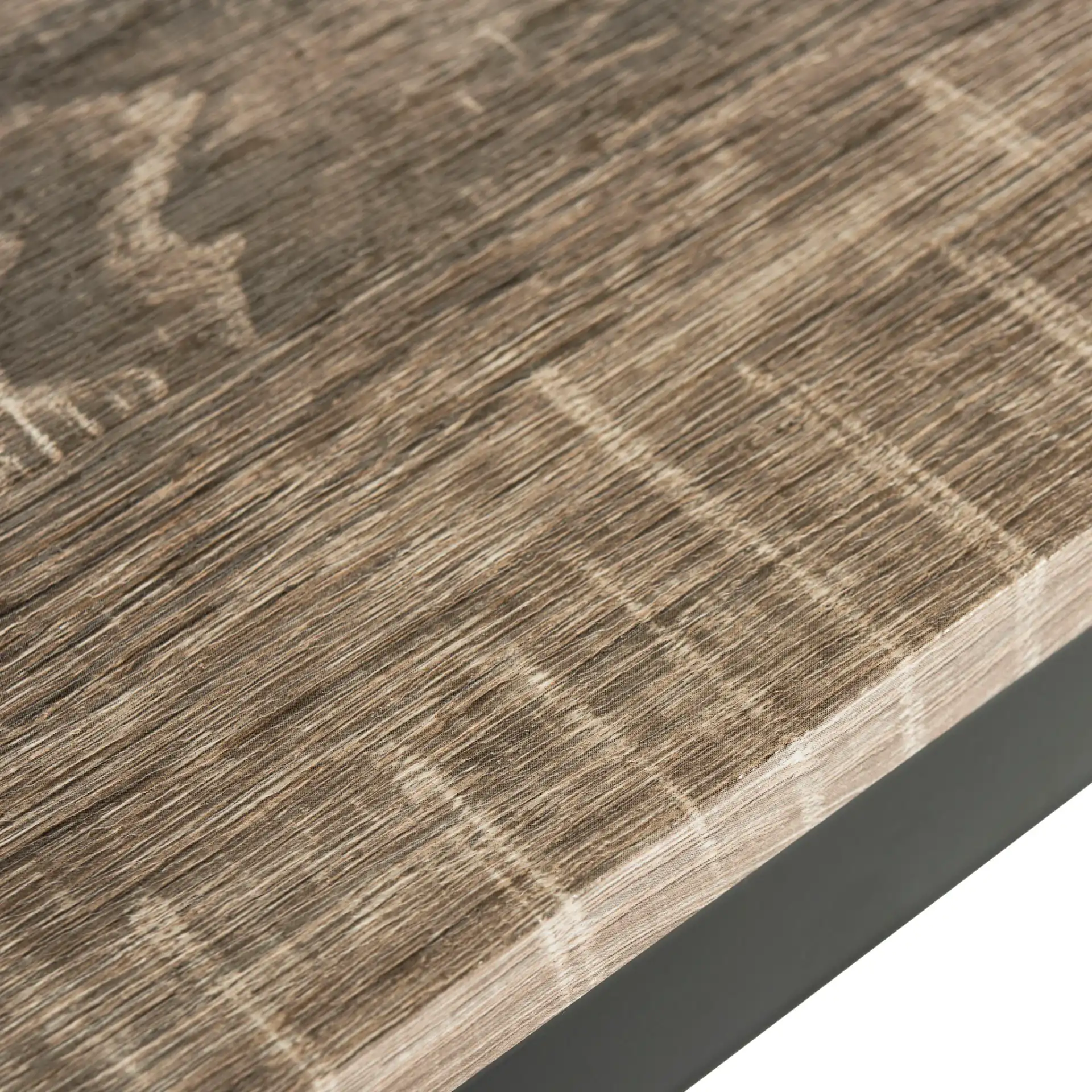 Janison Desk in Brown, detail view