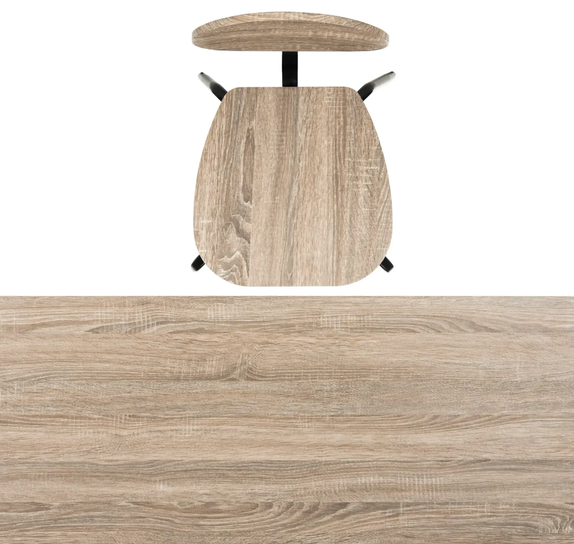 Winta Desk And Chair in Gray, detail view