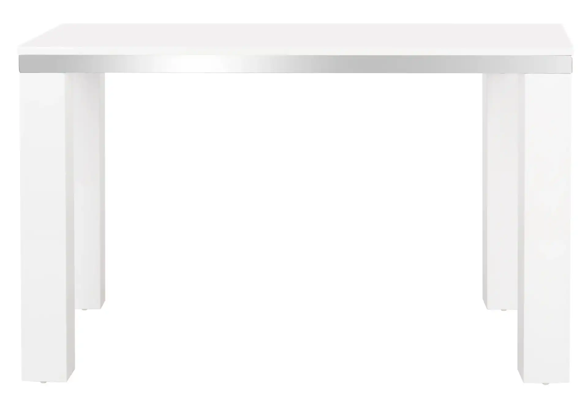 Enos Desk in White, detail view