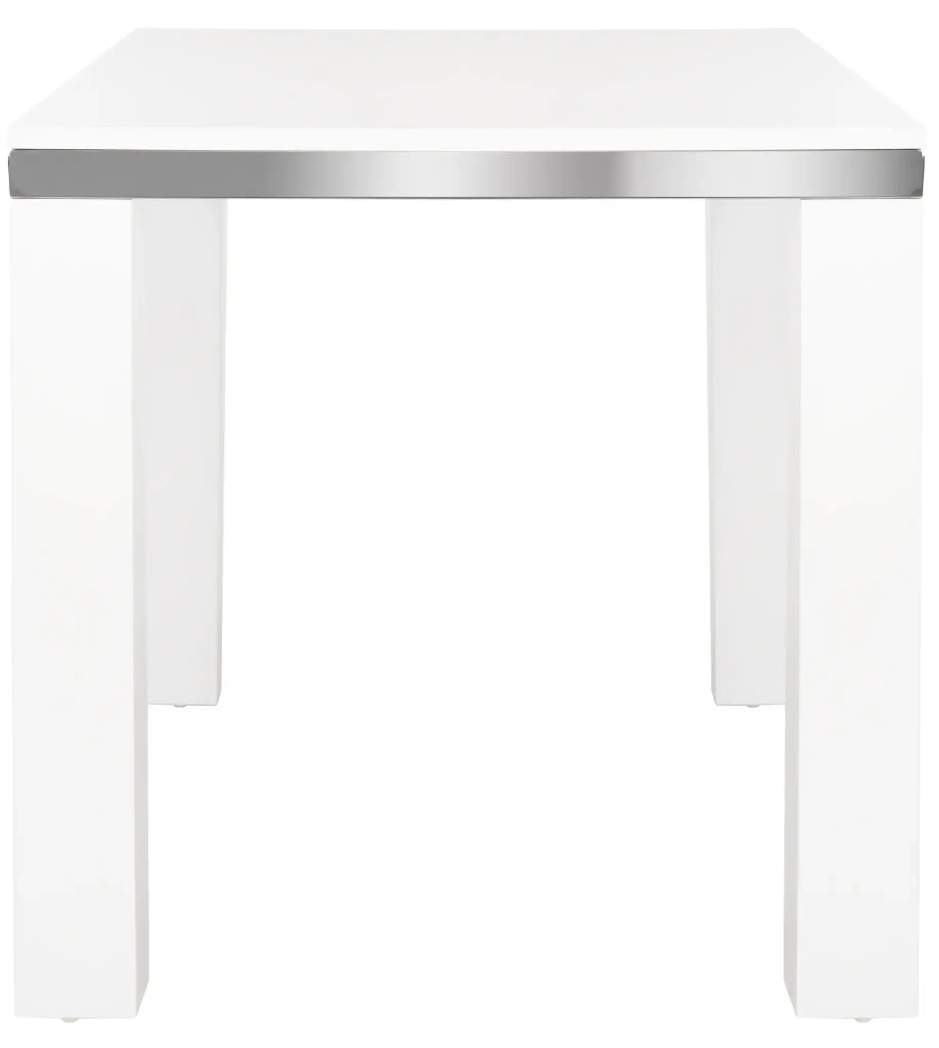 Enos Desk in White, detail view