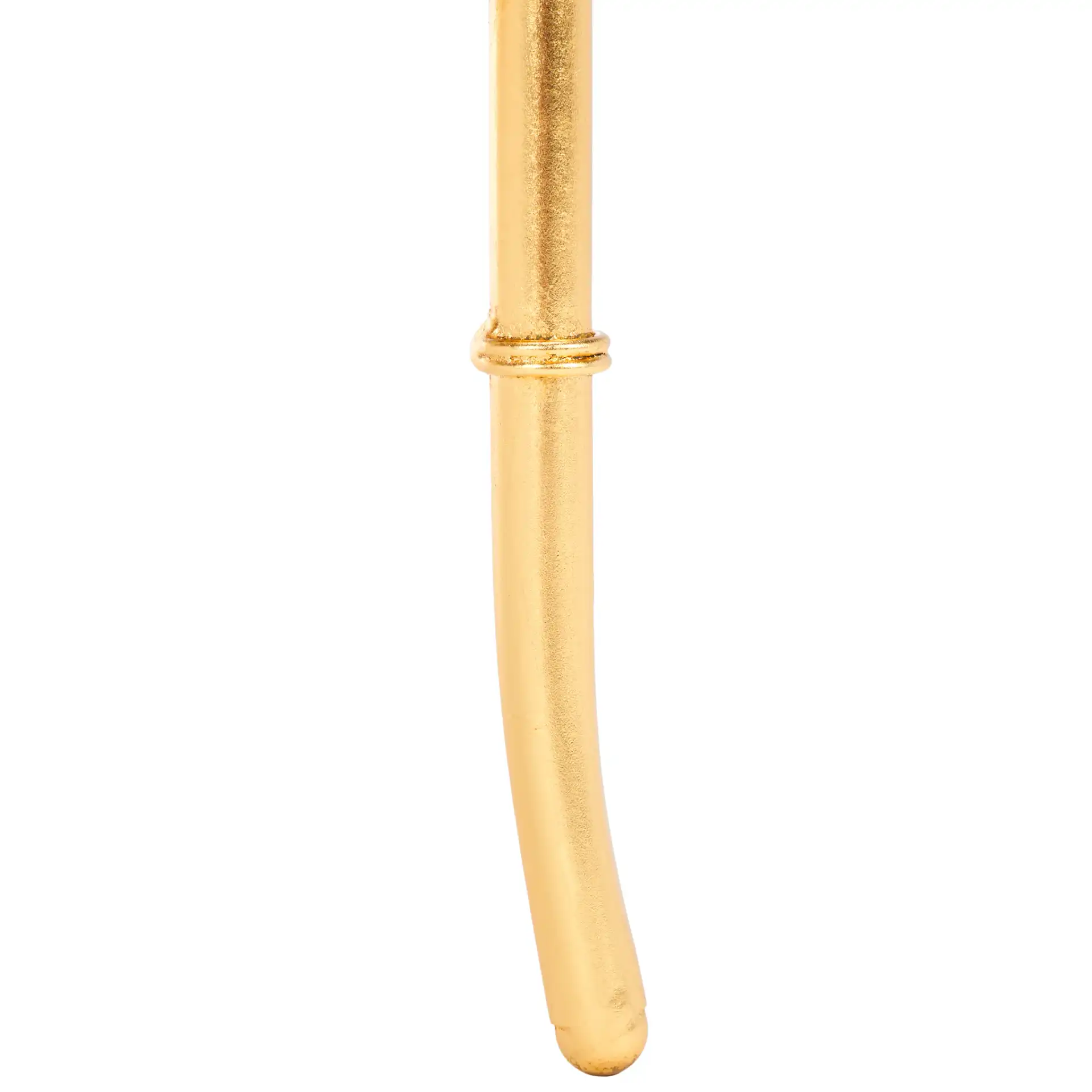 Chandler Accent Table in Gold / Black Clear, detail view