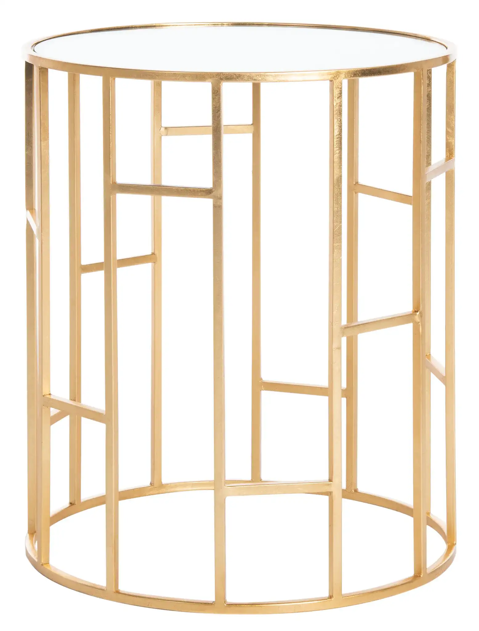 Doreen Accent Table in Gold