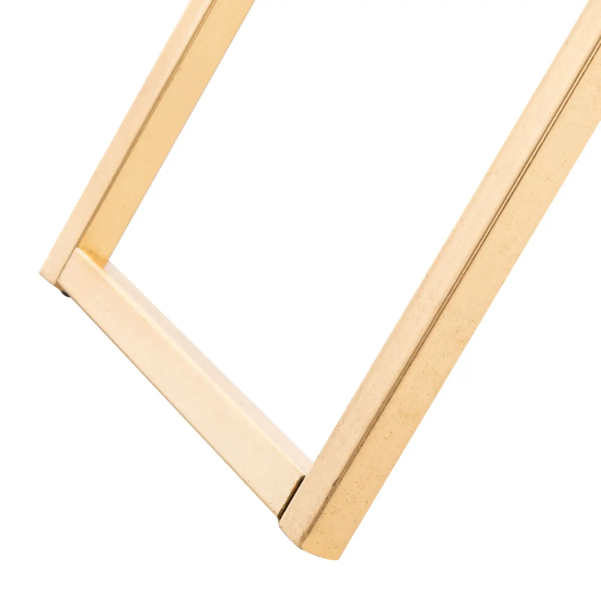 Riona Accent Table in Gold / White Clear, detail view