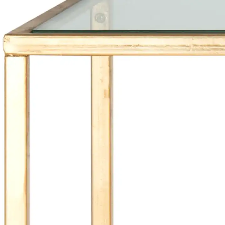 Inga Console in Gold / Clear, detail view