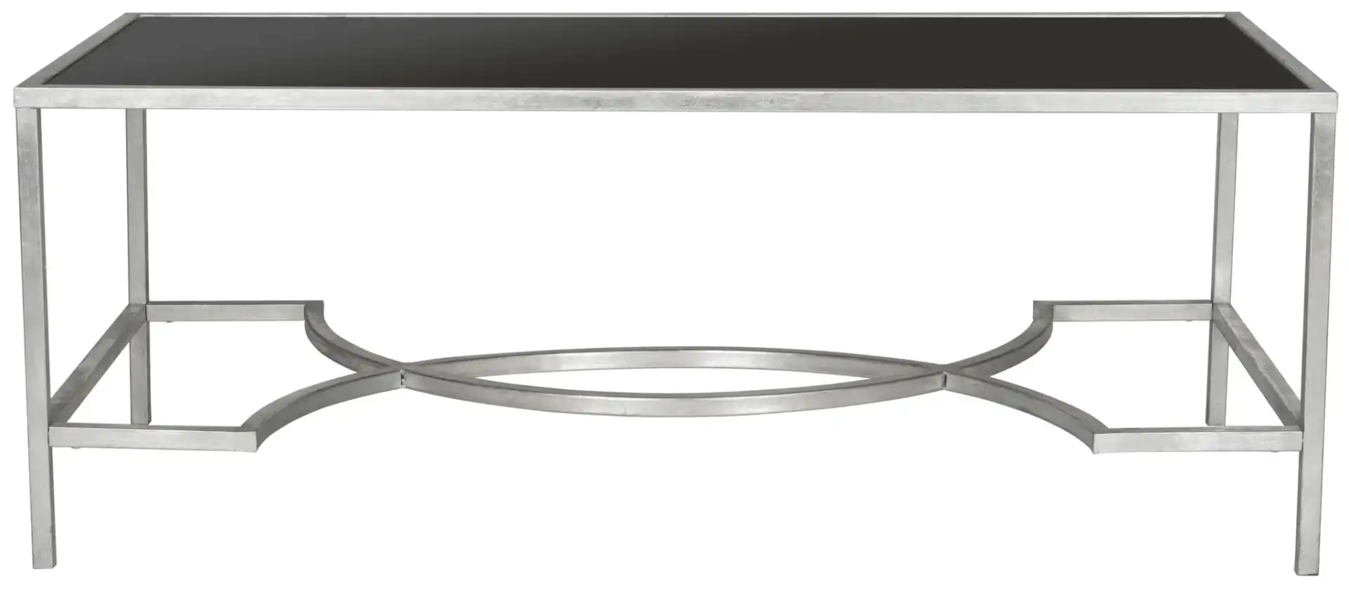 Inga Coffee Table in Silver / Black
