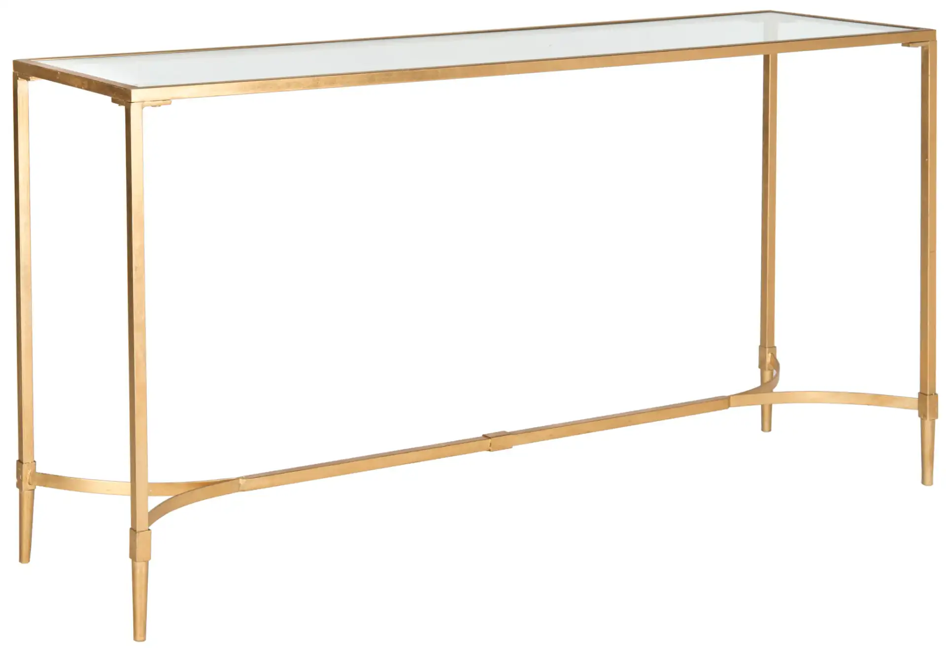 Antwan Console in Gold / Clear, detail view