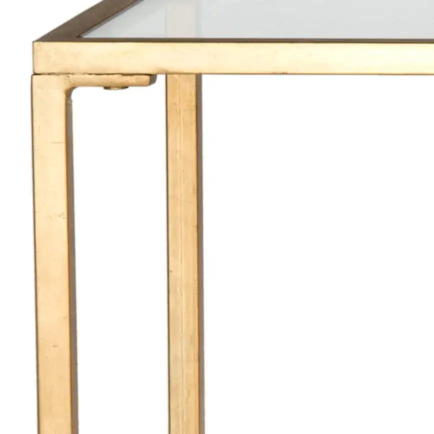 Antwan Console in Gold / Clear, detail view