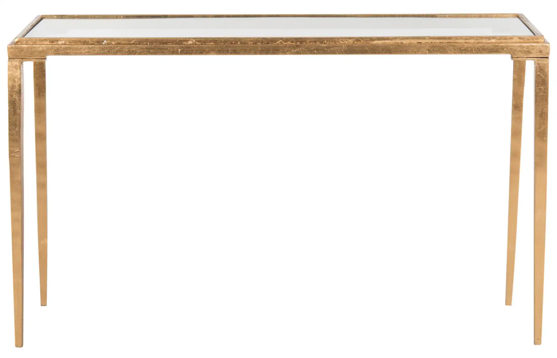 Juliana Coffee Table in Gold / Clear