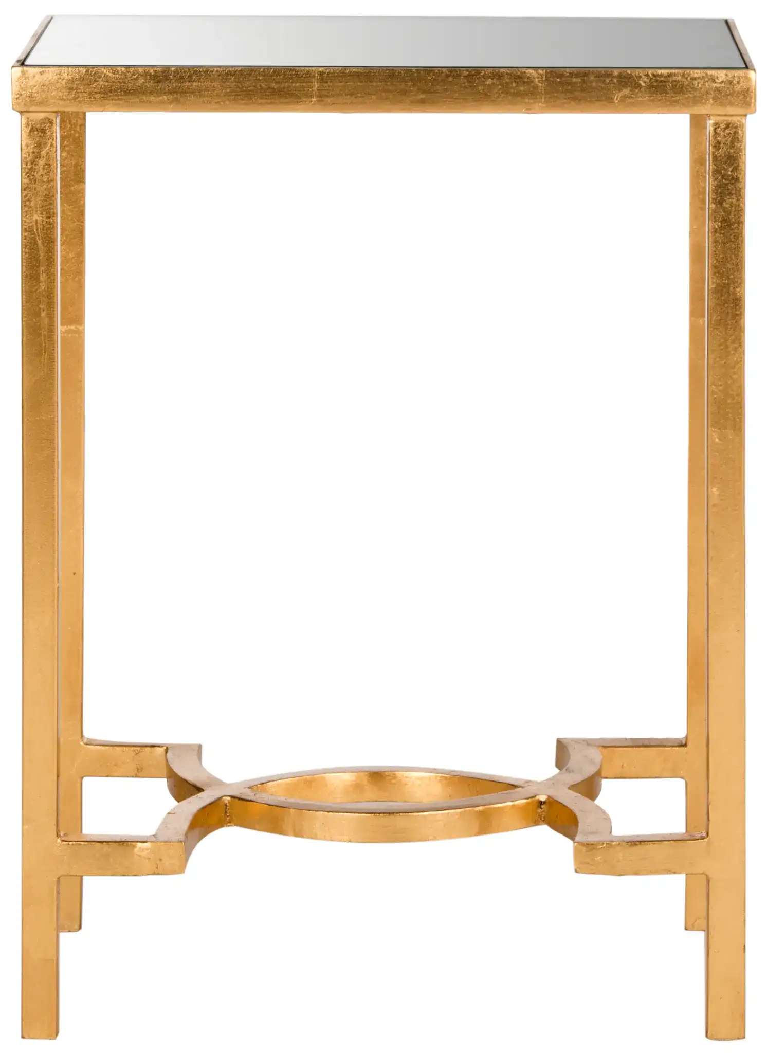 Mita End Table in Gold