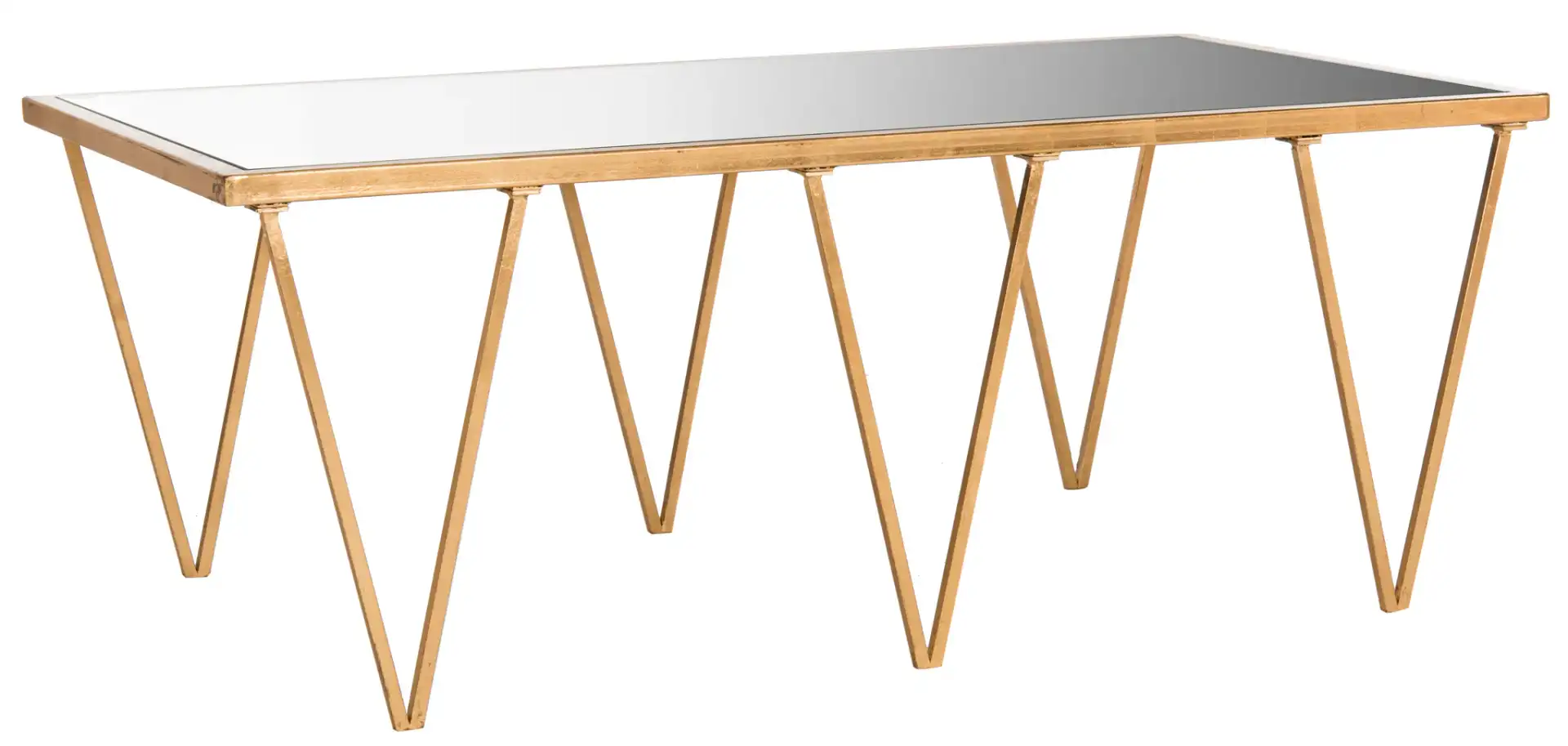 Arlene Coffee Table in Gold, detail view