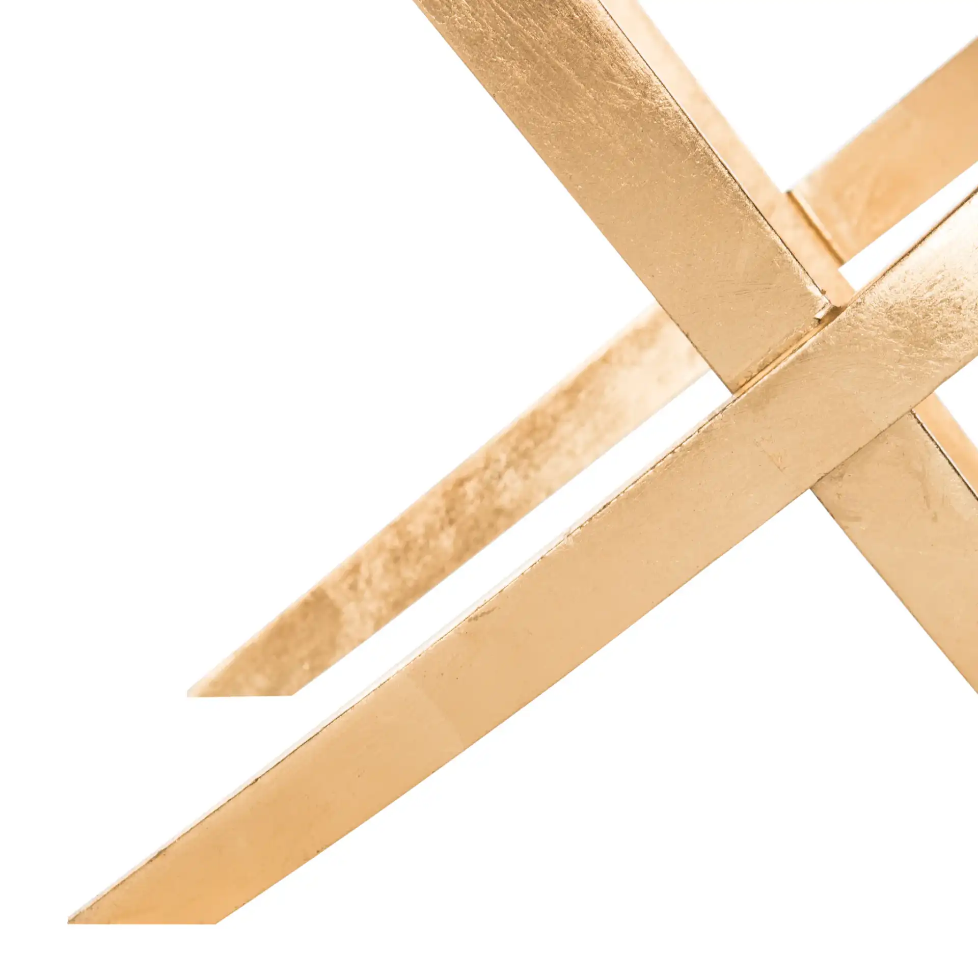 Dovie Side Table in Gold / Black, detail view