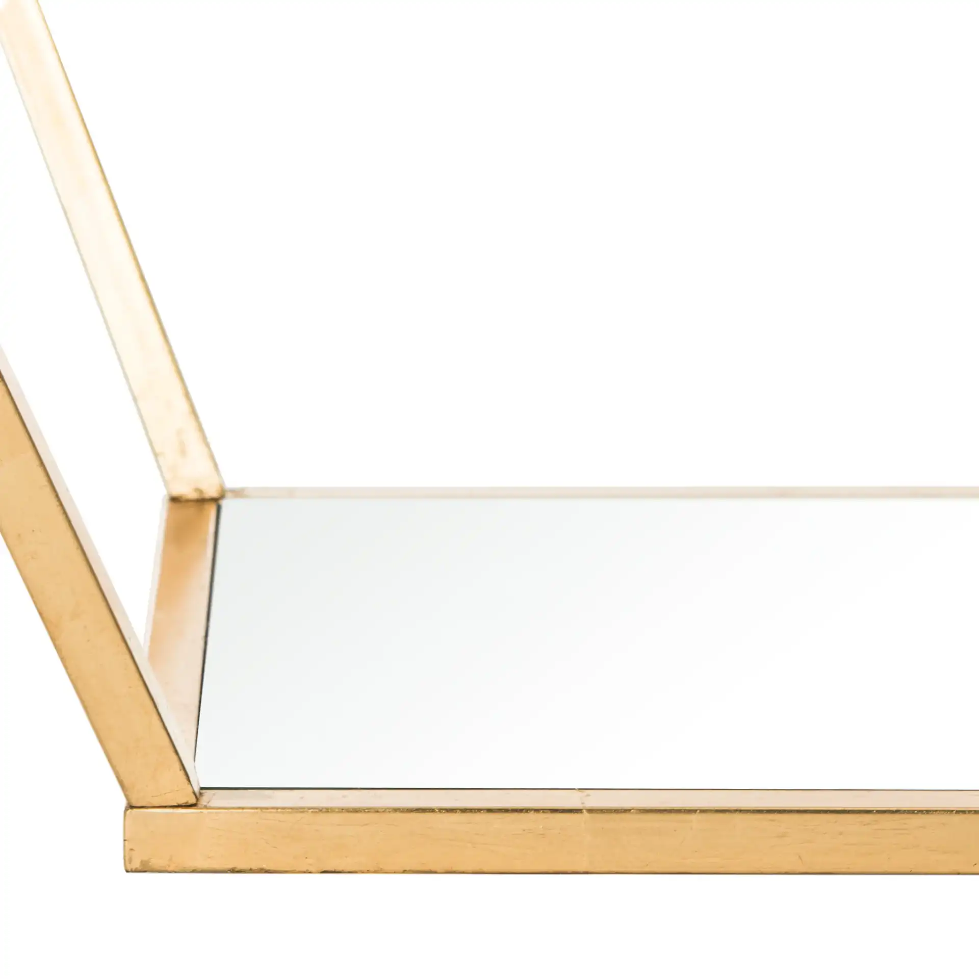 Allene Coffee Table in Gold, detail view