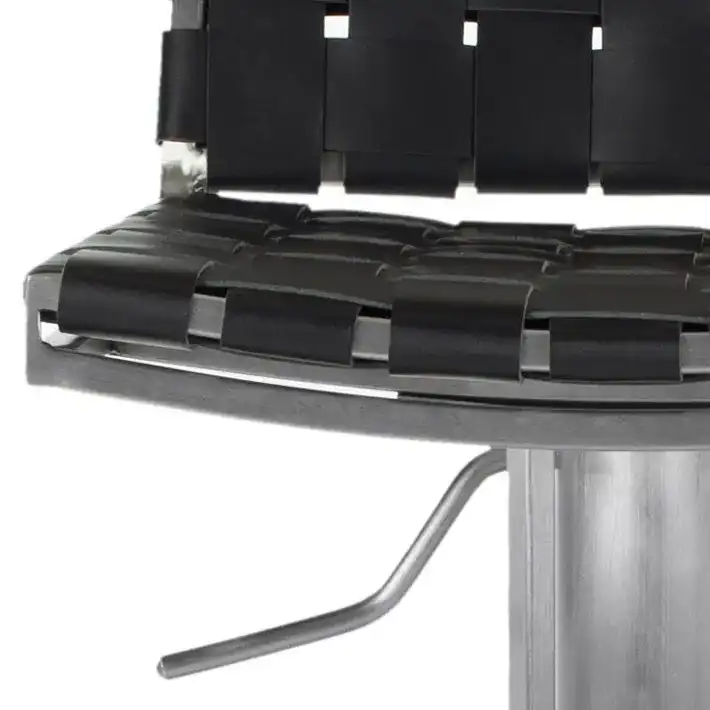 Mitchell Barstool in Black, detail view