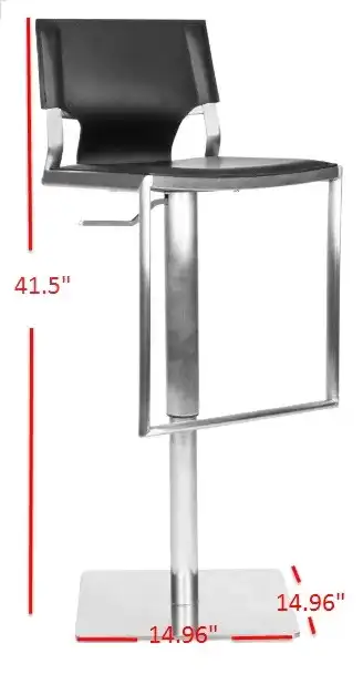 Armondo Barstool in Black, detail view