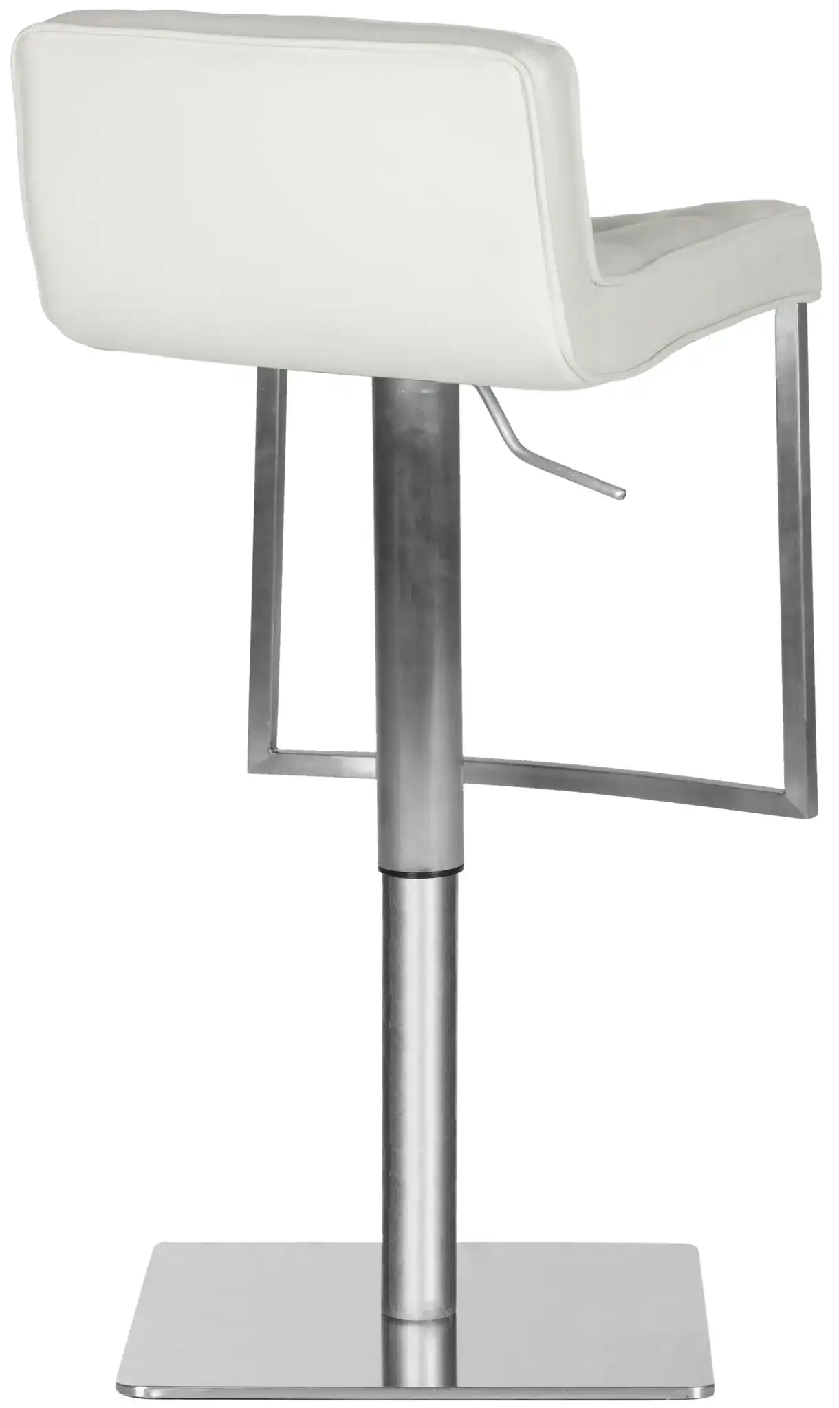 Newman Bar Stool in White, detail view