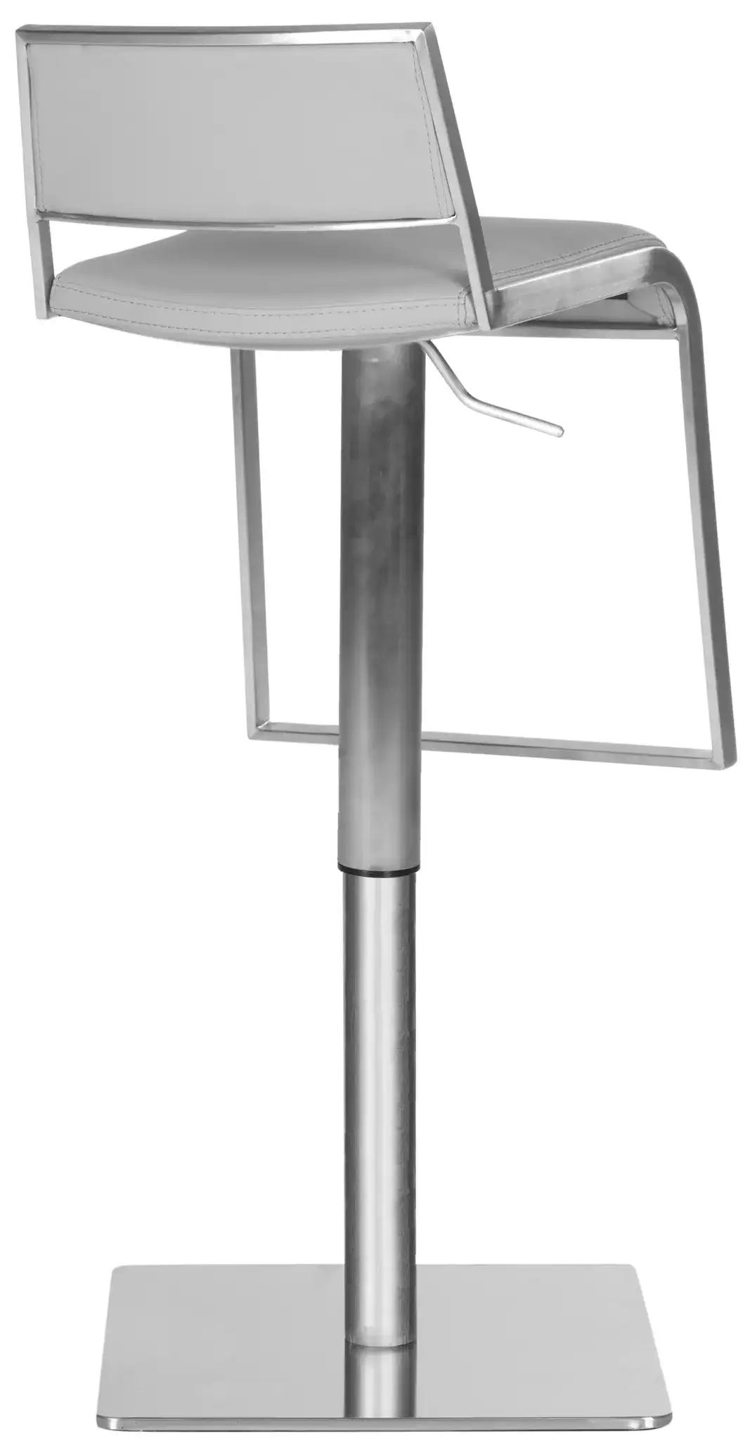 Natania Bar Stool in Gray, detail view