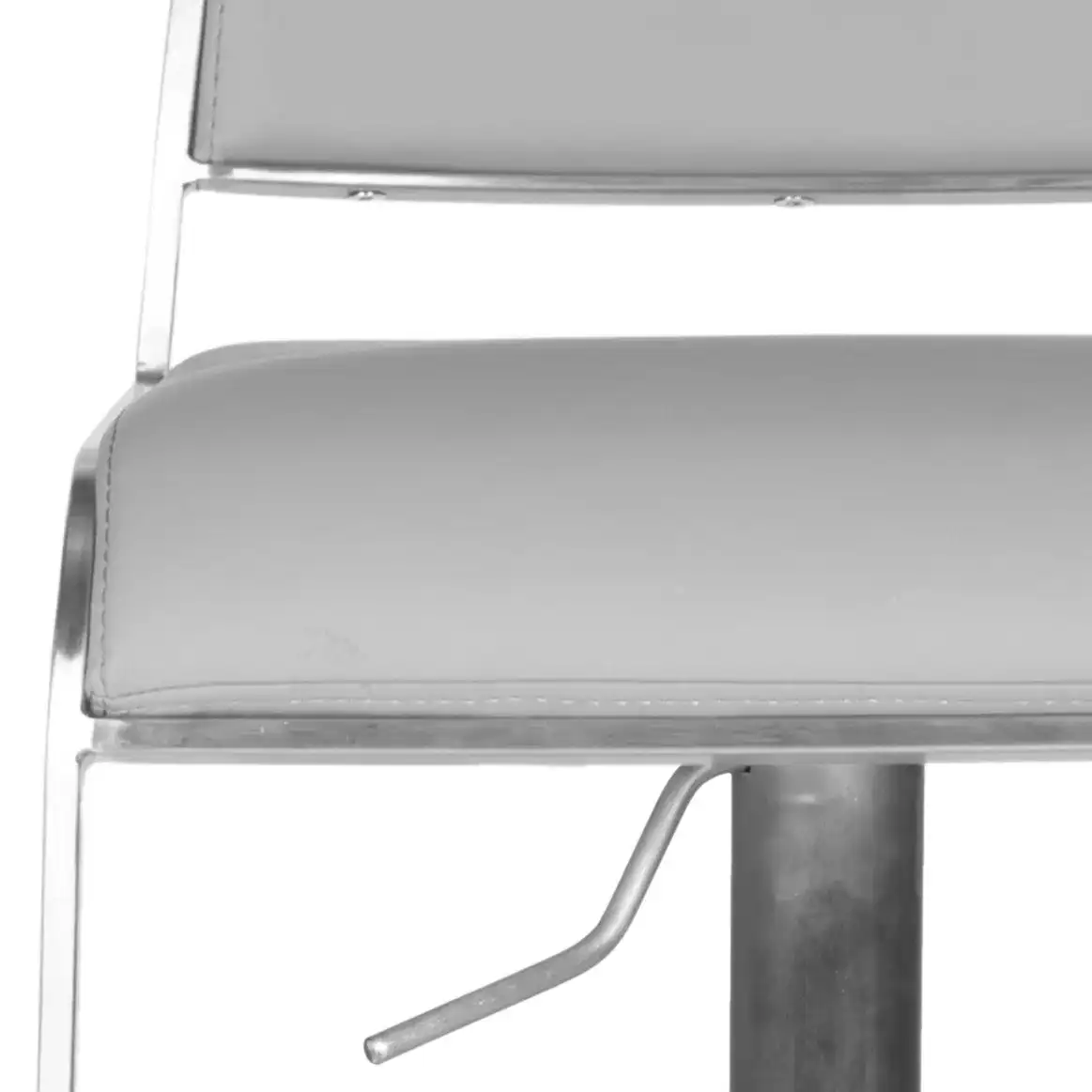 Natania Bar Stool in Gray, detail view