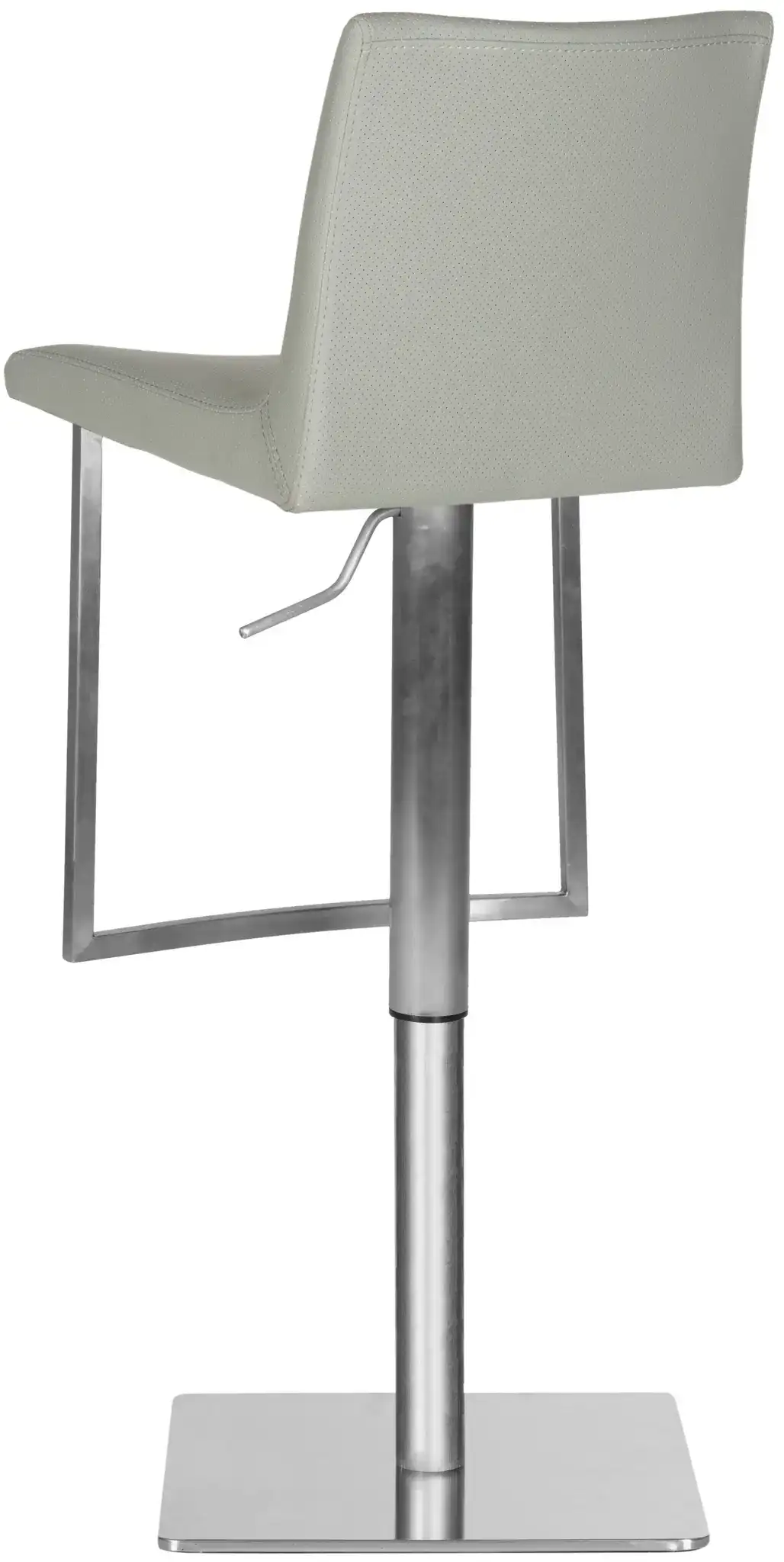 Ember Bar Stool in Gray, detail view