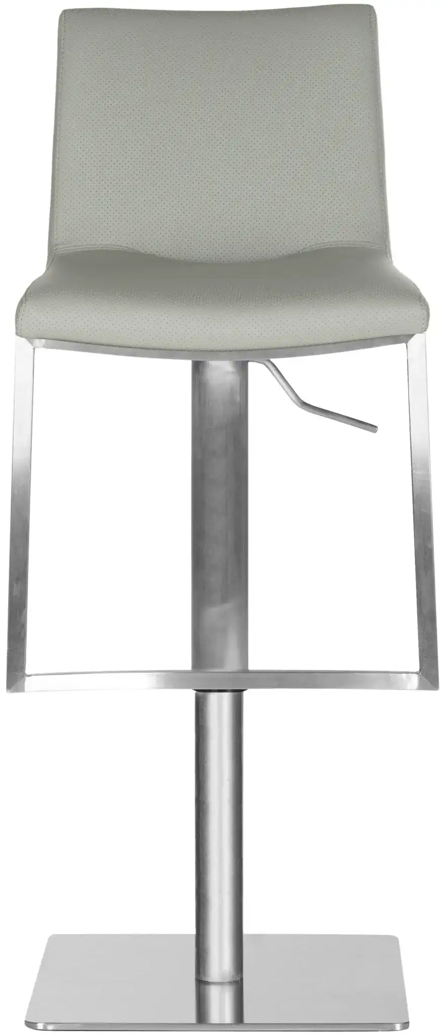 Ember Bar Stool in Gray, detail view
