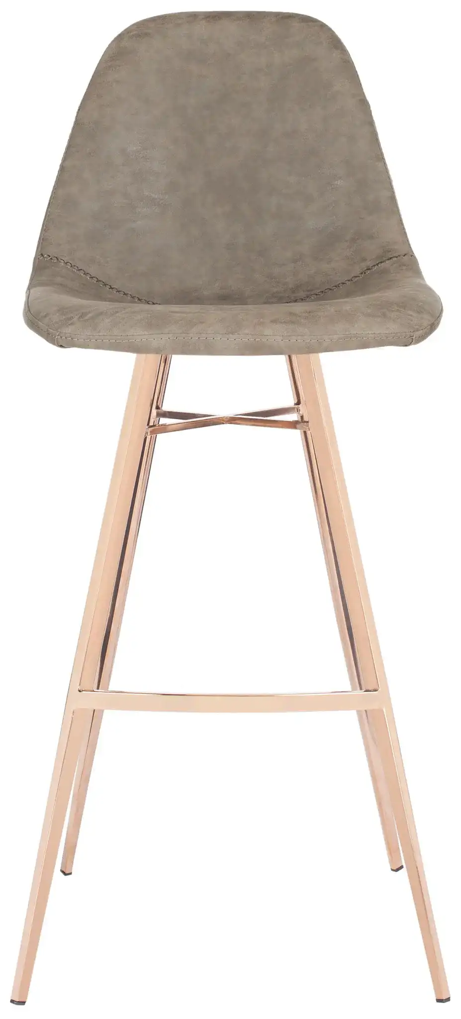 Mathison Barstool in Brown / Copper