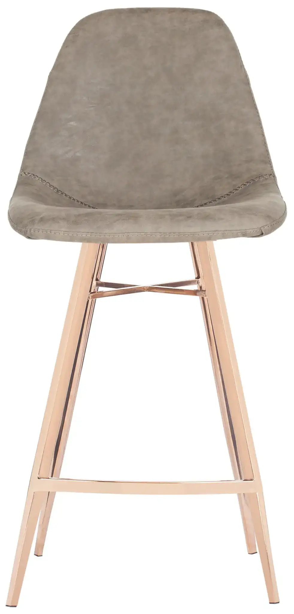 Mathison Counter Stool in Brown / Copper