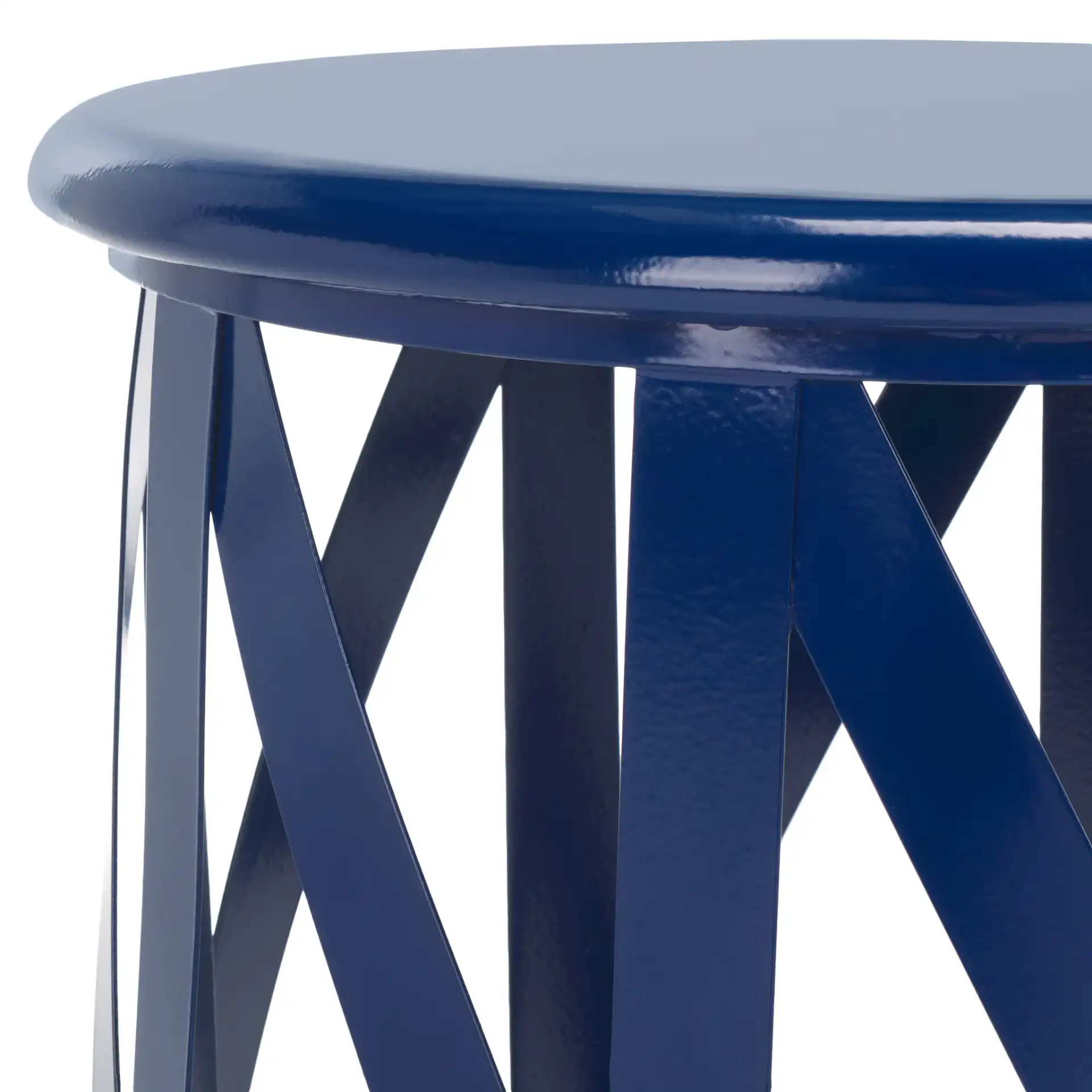 Bertram Stool in Gray in a styled room