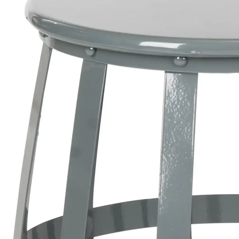 Rinaldo Stool in Gray, detail view