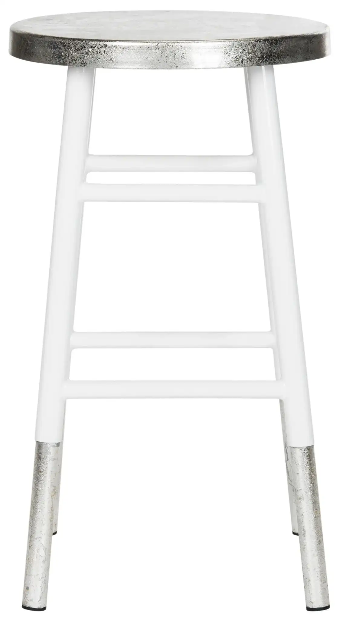 Kenzie Counter Stool in Black / Silver