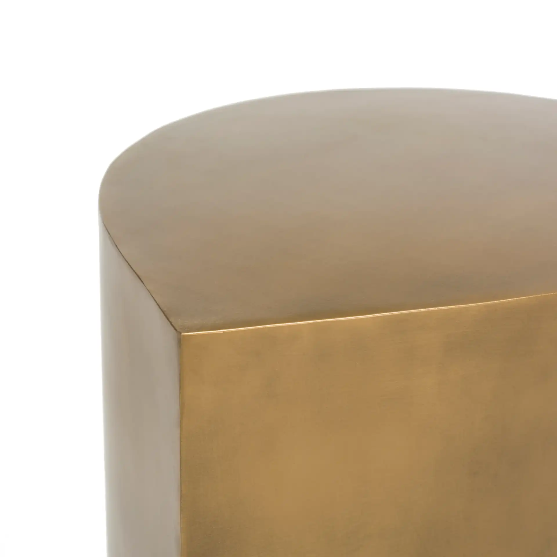Tilly Coffee Table in Antique Brass in a styled room