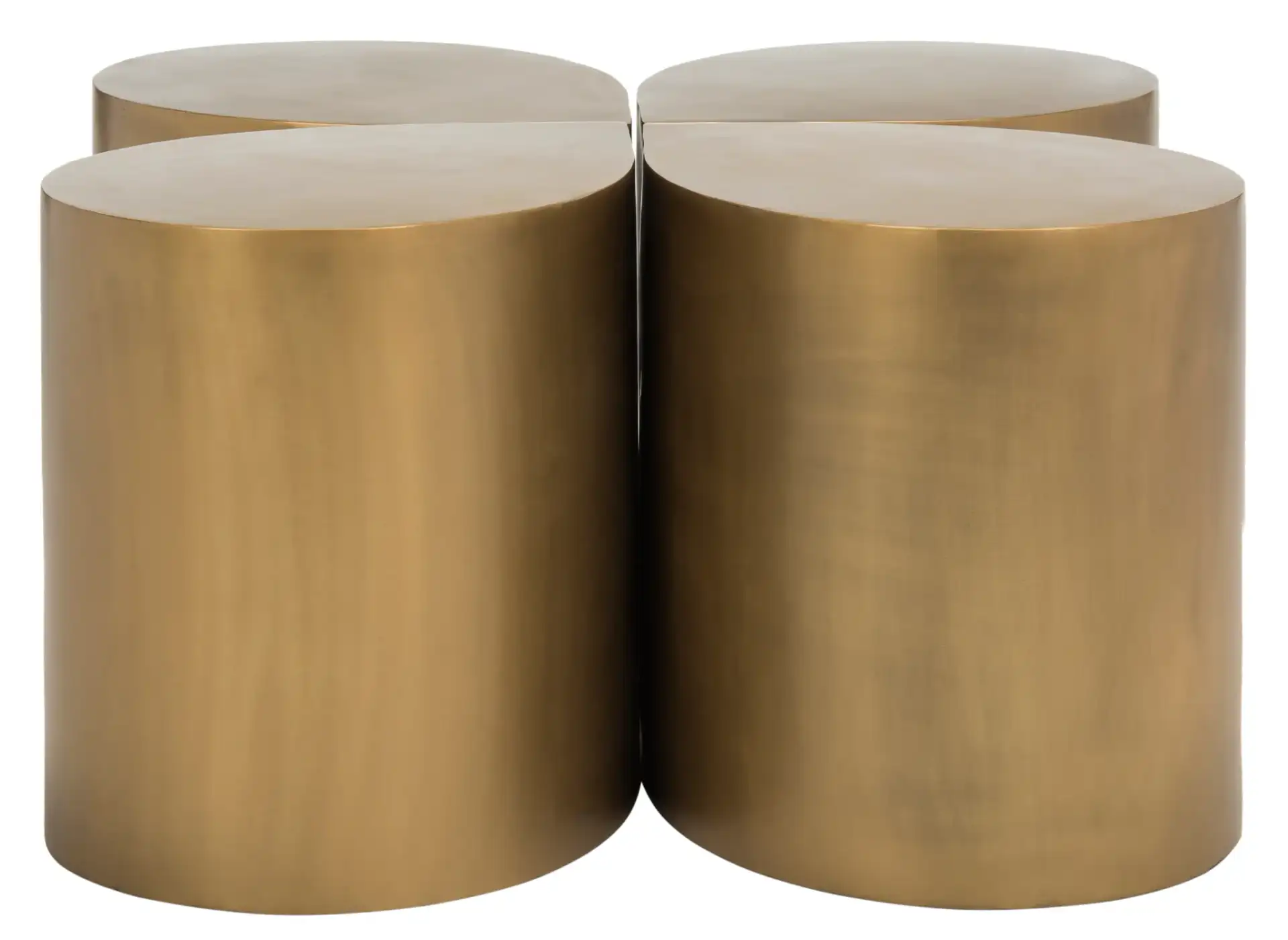 Tilly Coffee Table in Antique Brass