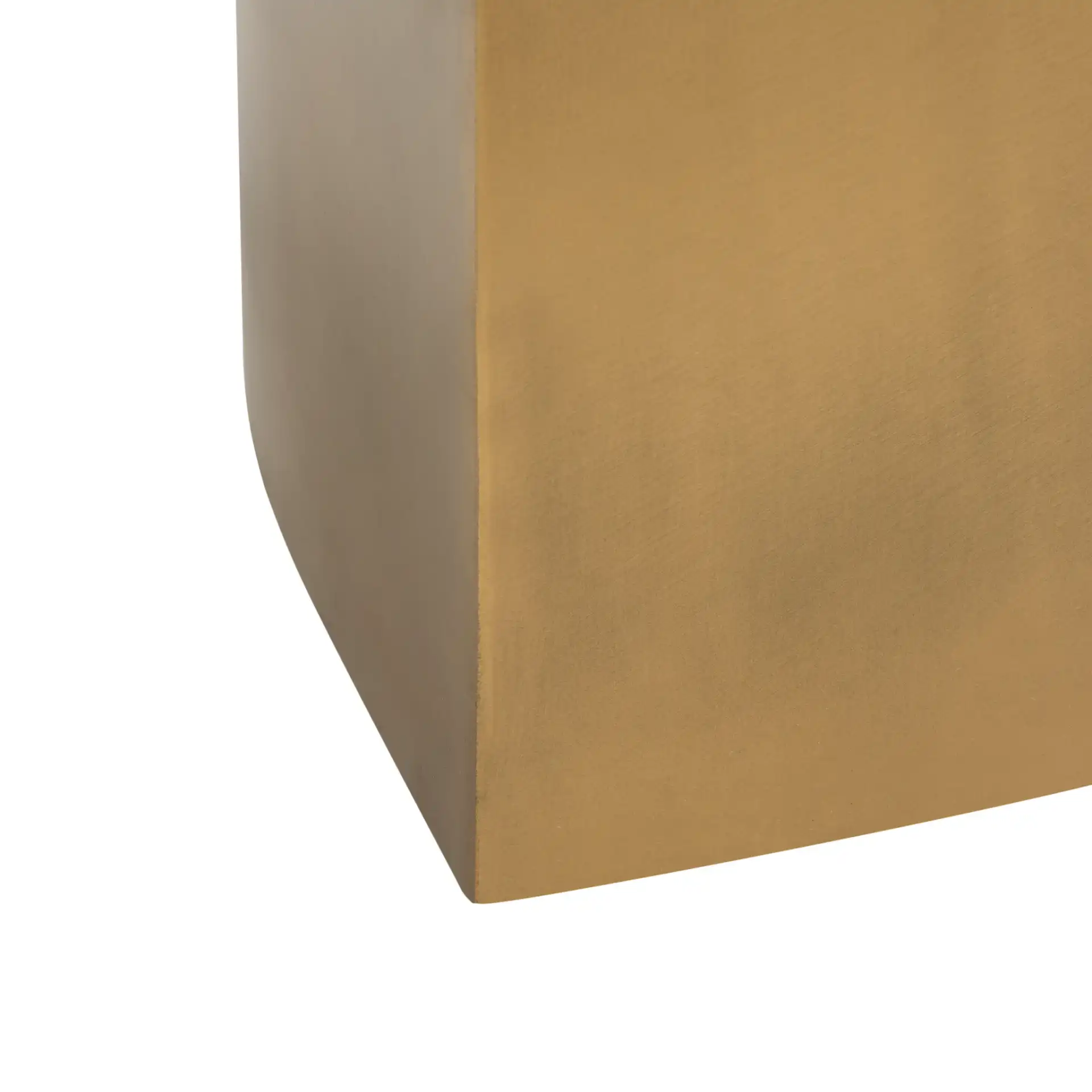 Tilly Coffee Table in Antique Brass, detail view