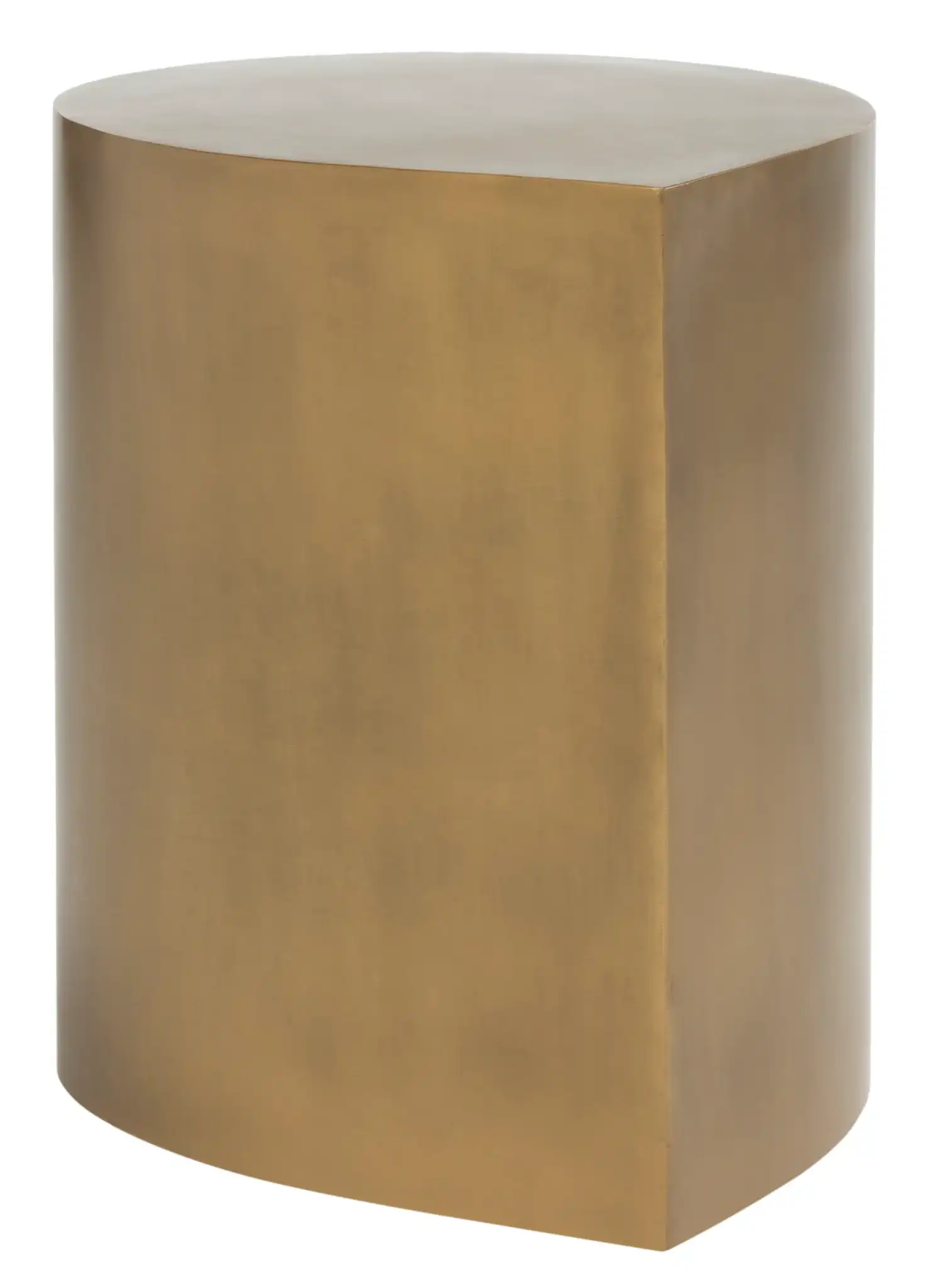 Tilly Coffee Table in Antique Brass, detail view