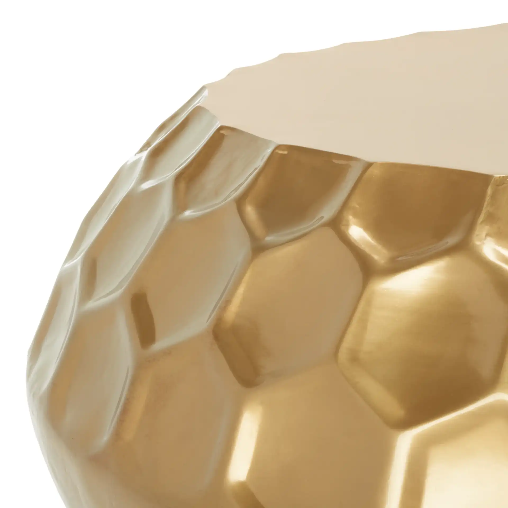 Roxanna Coffee Table in Antique Brass in a styled room