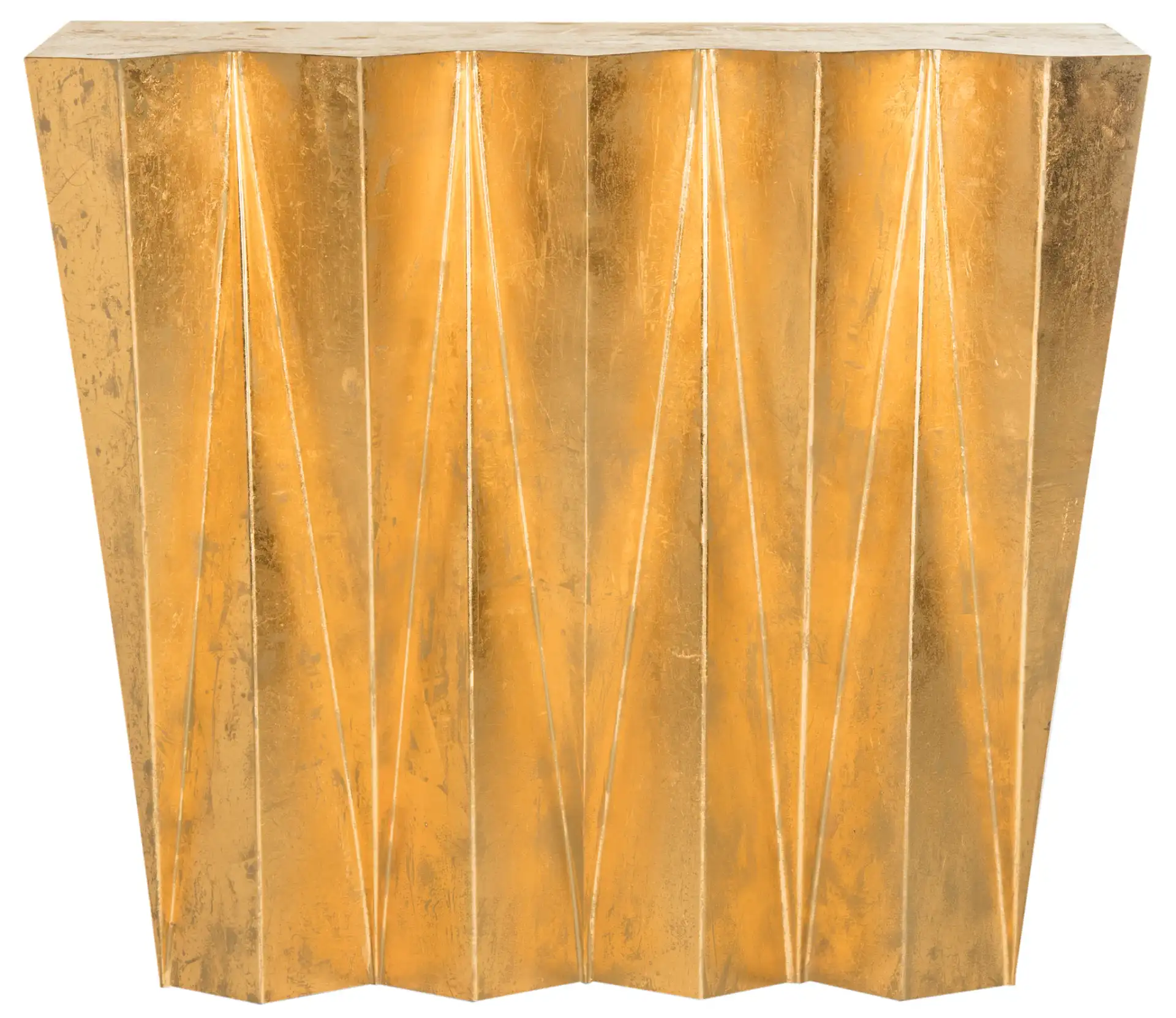 Gisela Hex Console in Gold