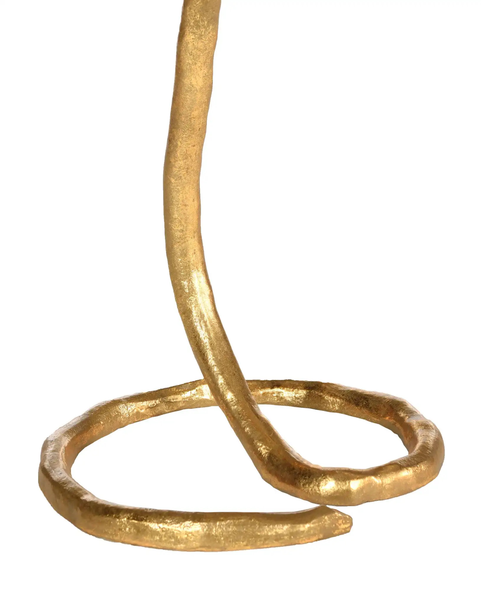 Minna Side Table in Gold, detail view