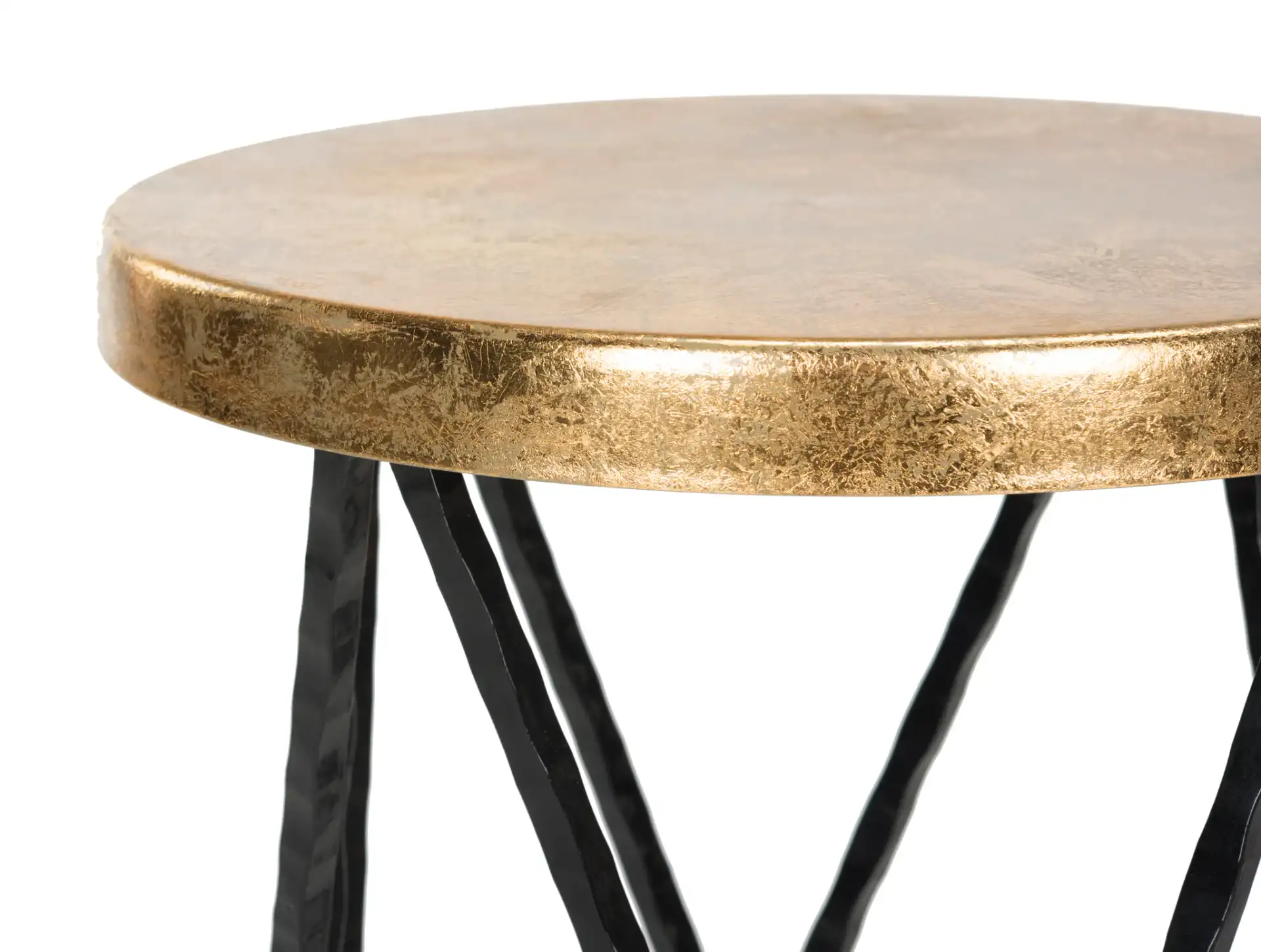 Hester Barstool in White / Gold in a styled room