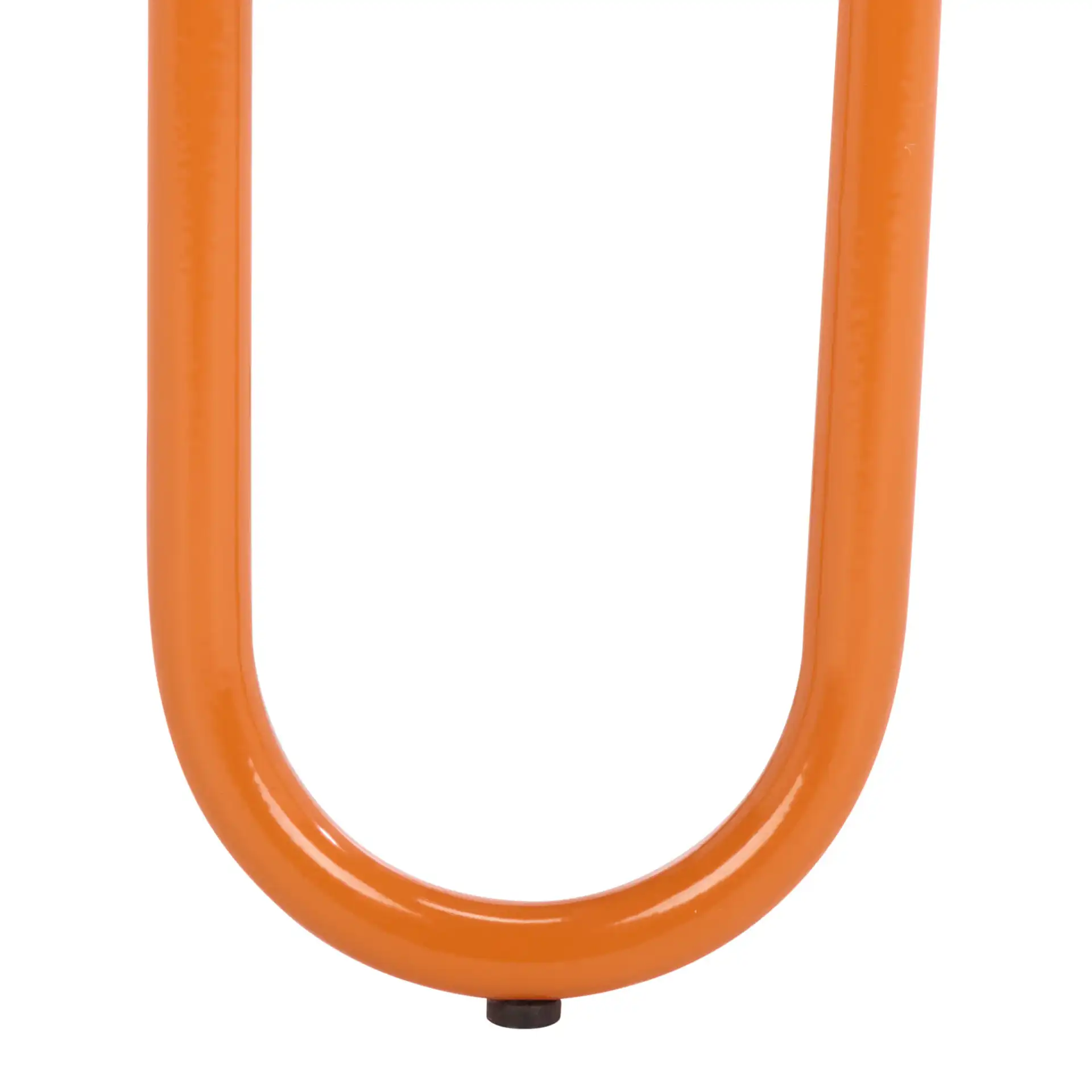 Osamu Counter Stool in Cream / Orange, detail view