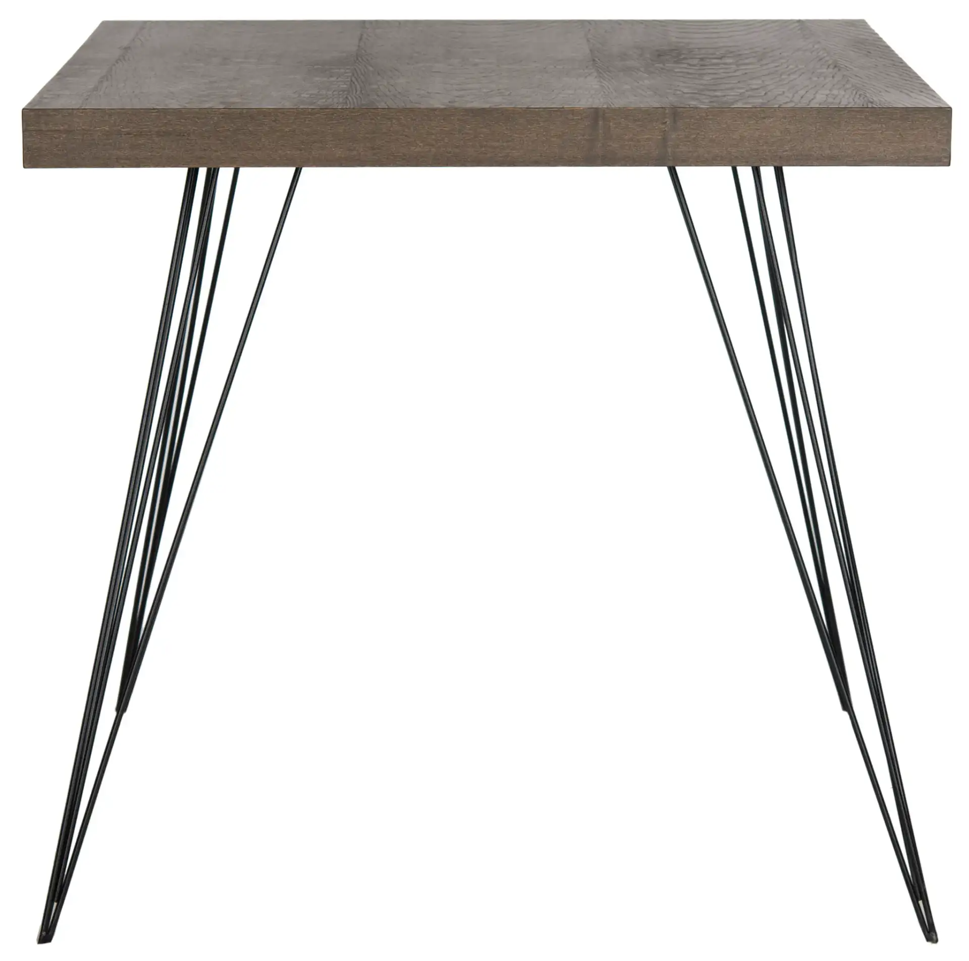 Wolcott Dining Table in Dark Brown / Black