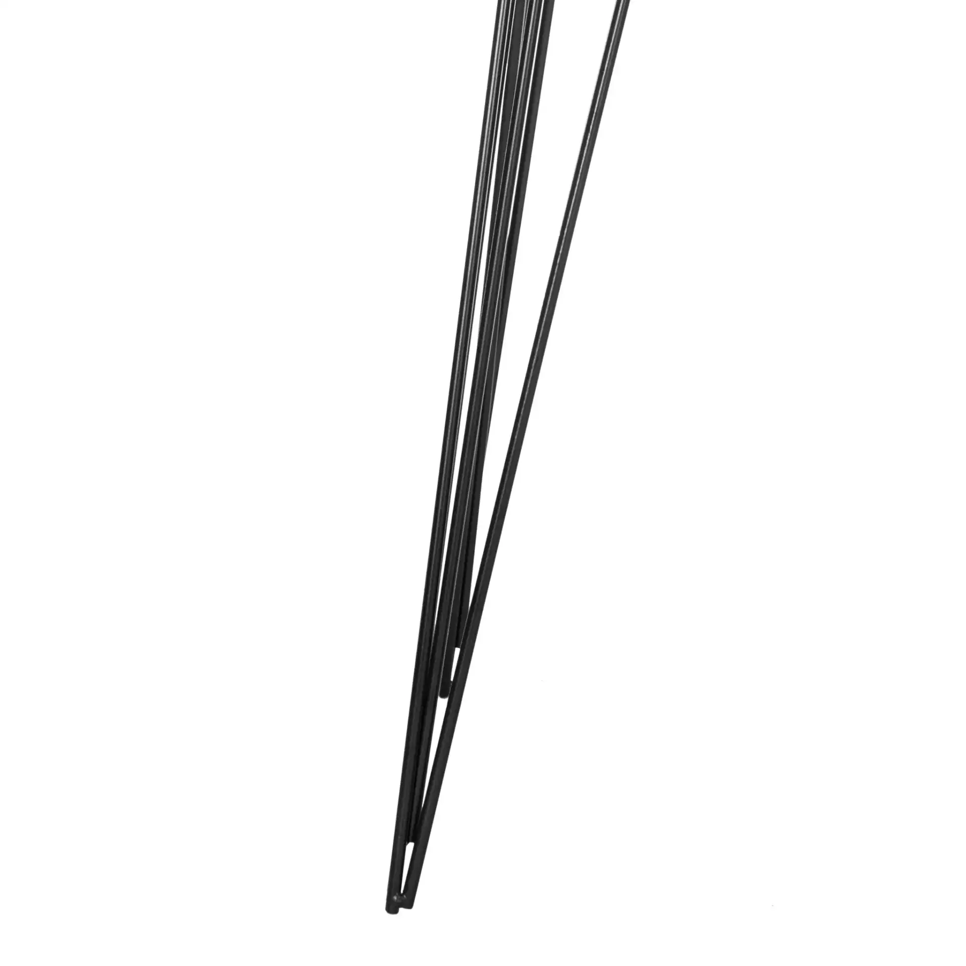 Wolcott Console Table in Black, detail view