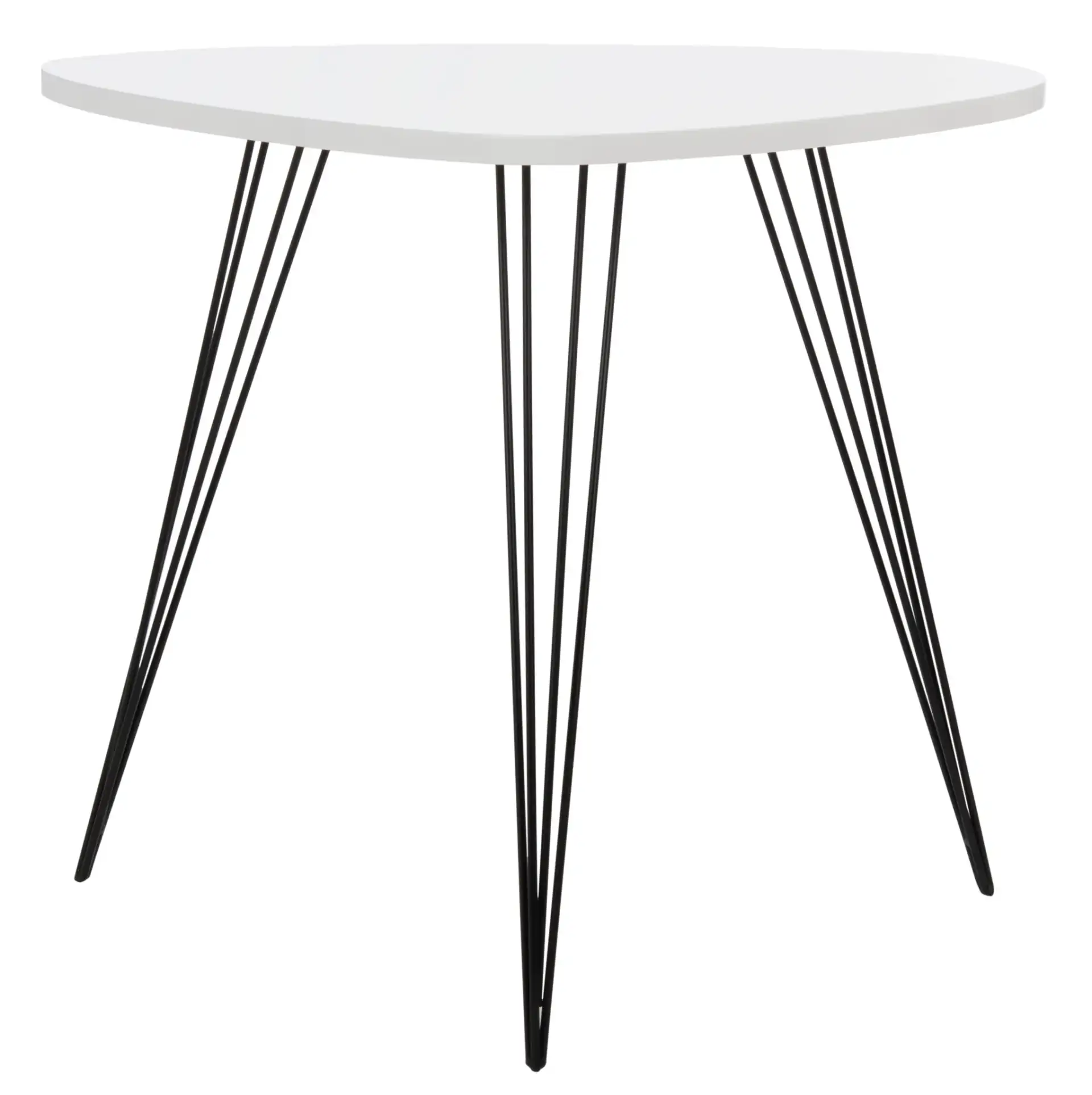 Wynton End Table in White / Black